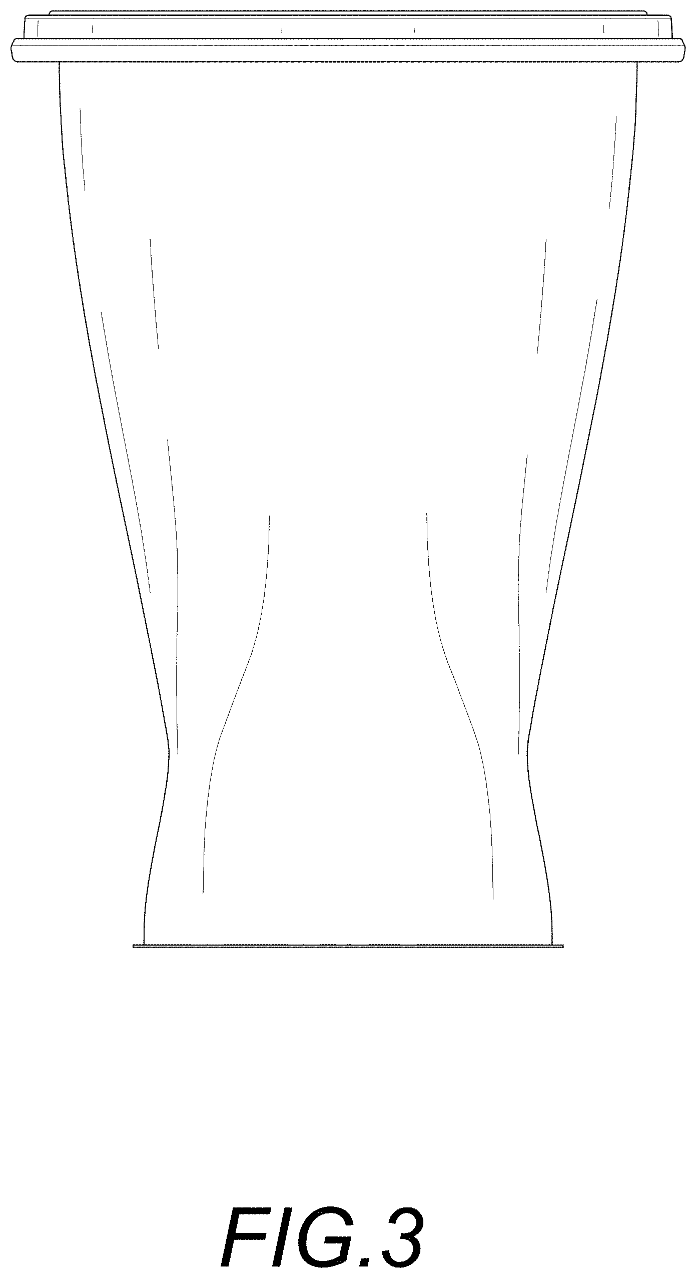 Patent USD0999917 Figure 3 – Leg cast protector