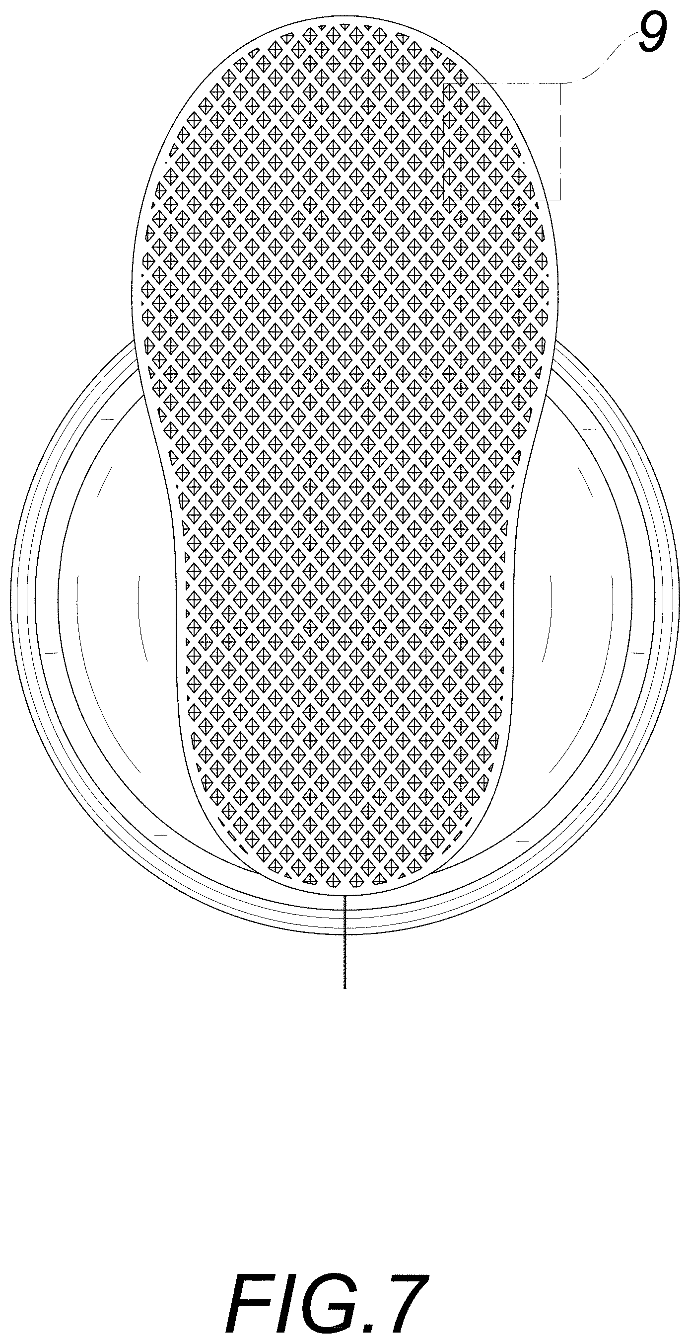 Patent USD0999917 Figure 7 – Leg cast protector