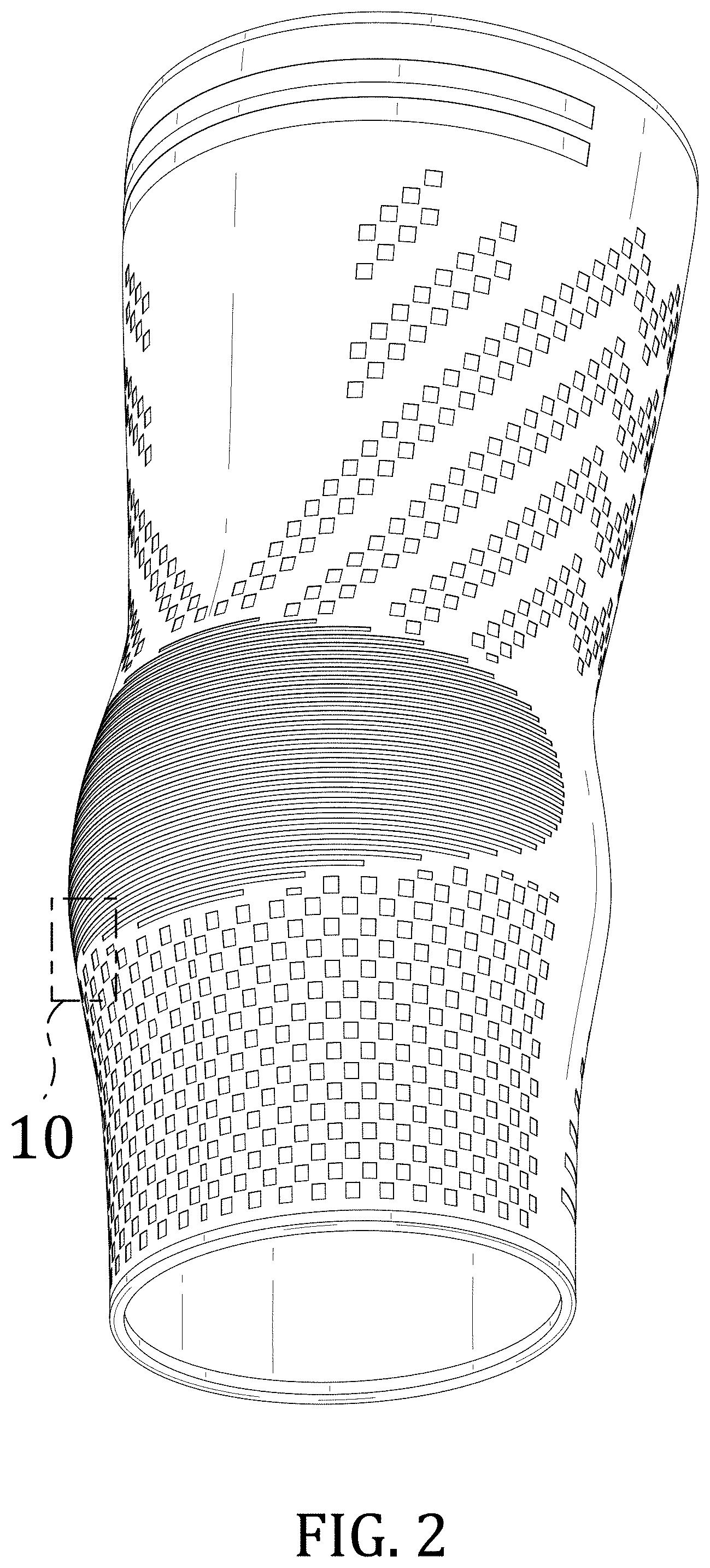 Patent USD0999918 Figure 2 – Ankle brace
