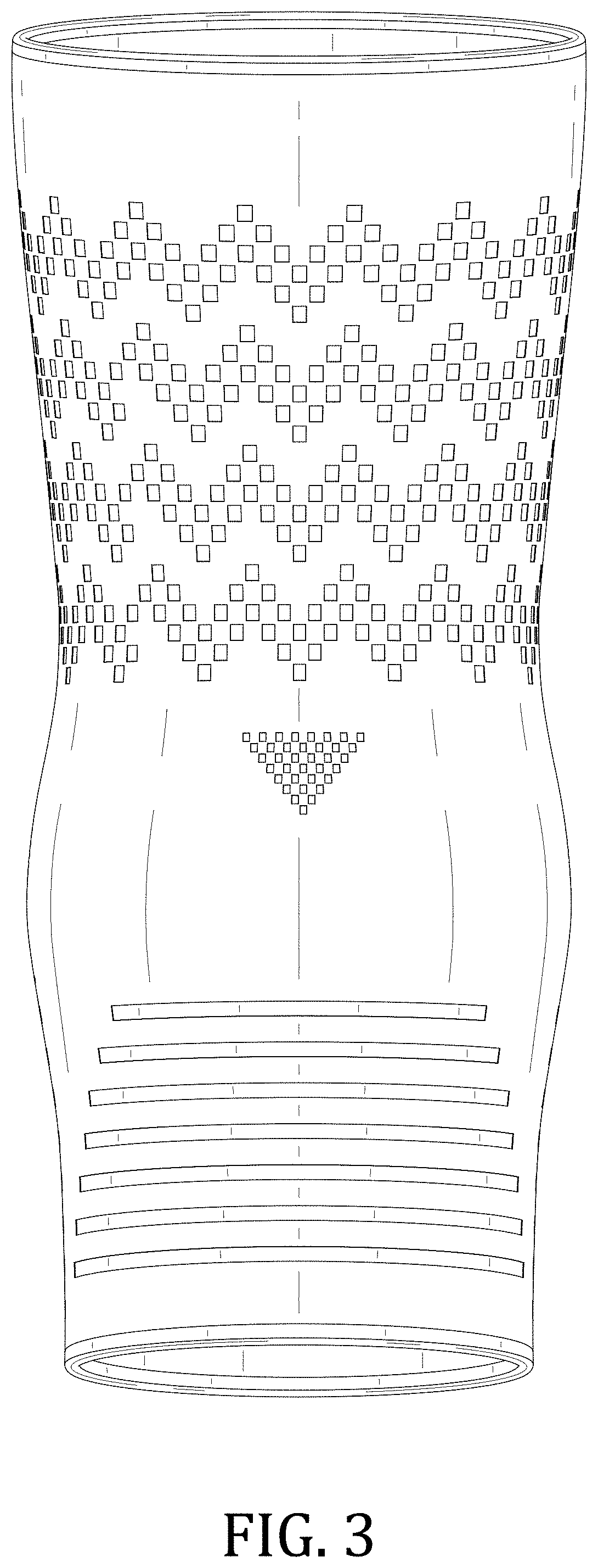 Patent USD0999918 Figure 3 – Ankle brace
