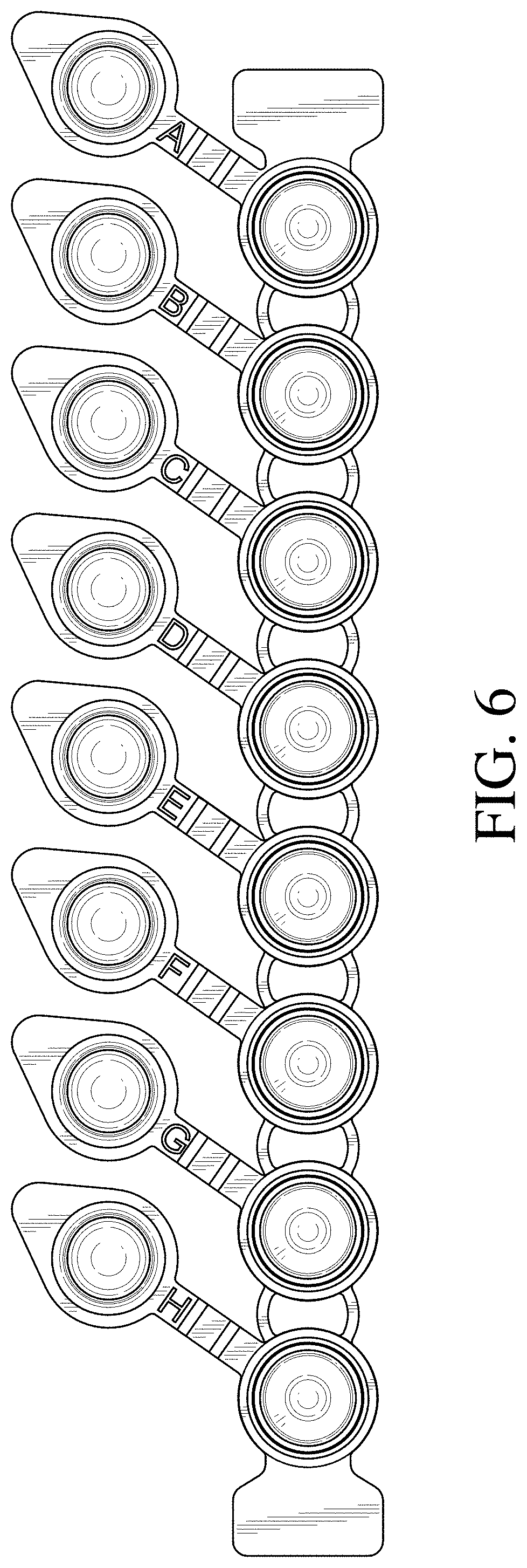 Patent USD0999932 Figure 5 – Tube strips with caps