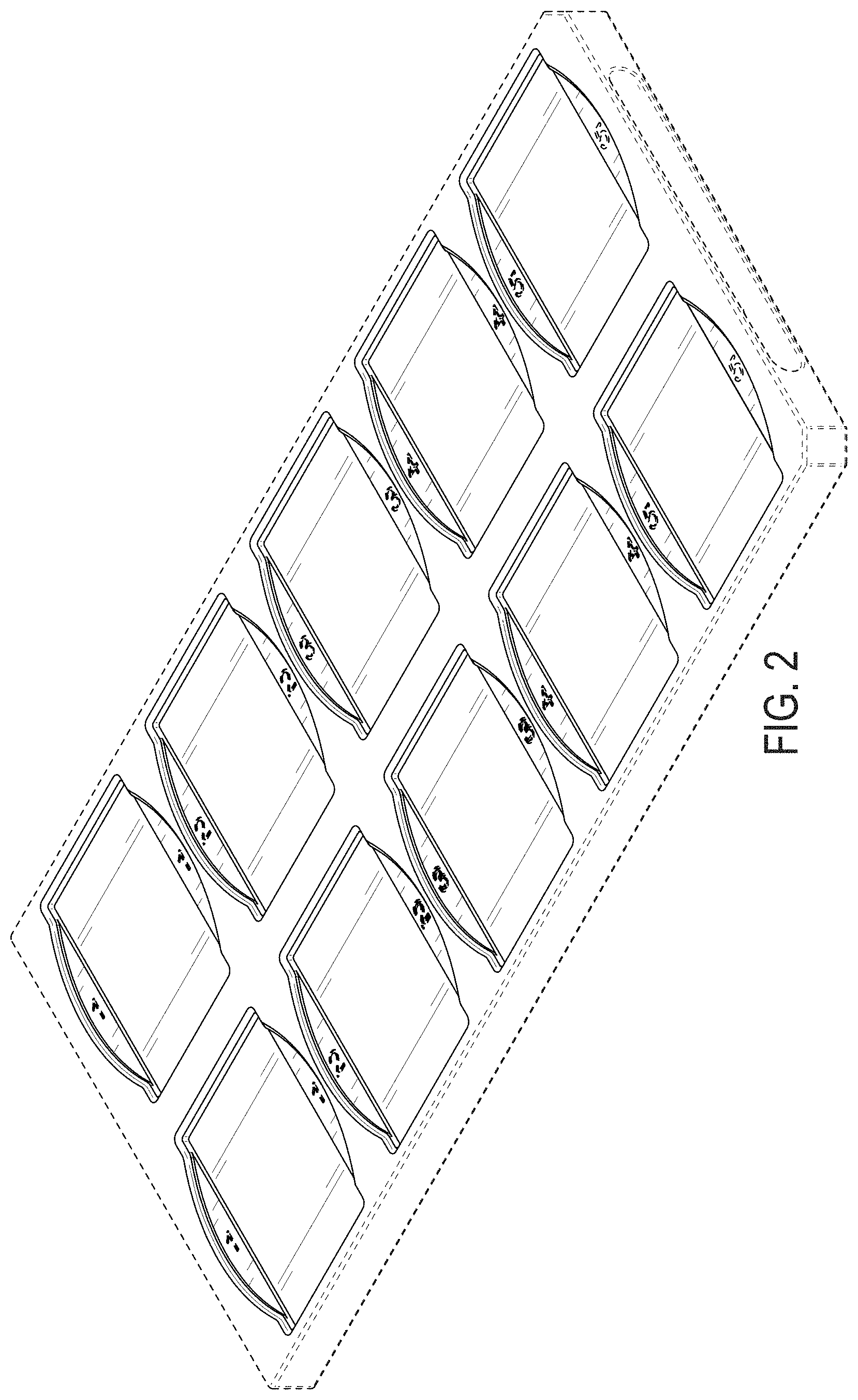 Patent USD0999933 Figure 2 – Tray