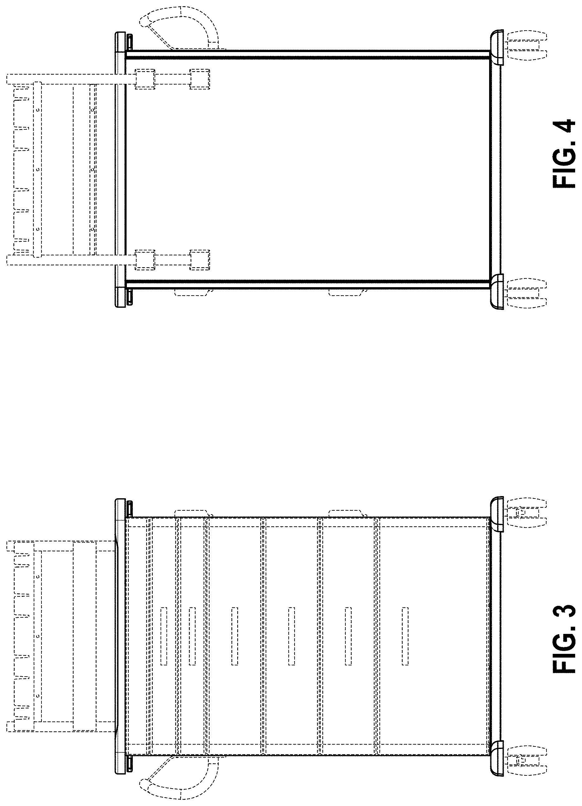 Patent USD0999934 Figure 3 – Treatment cart with pass through tray