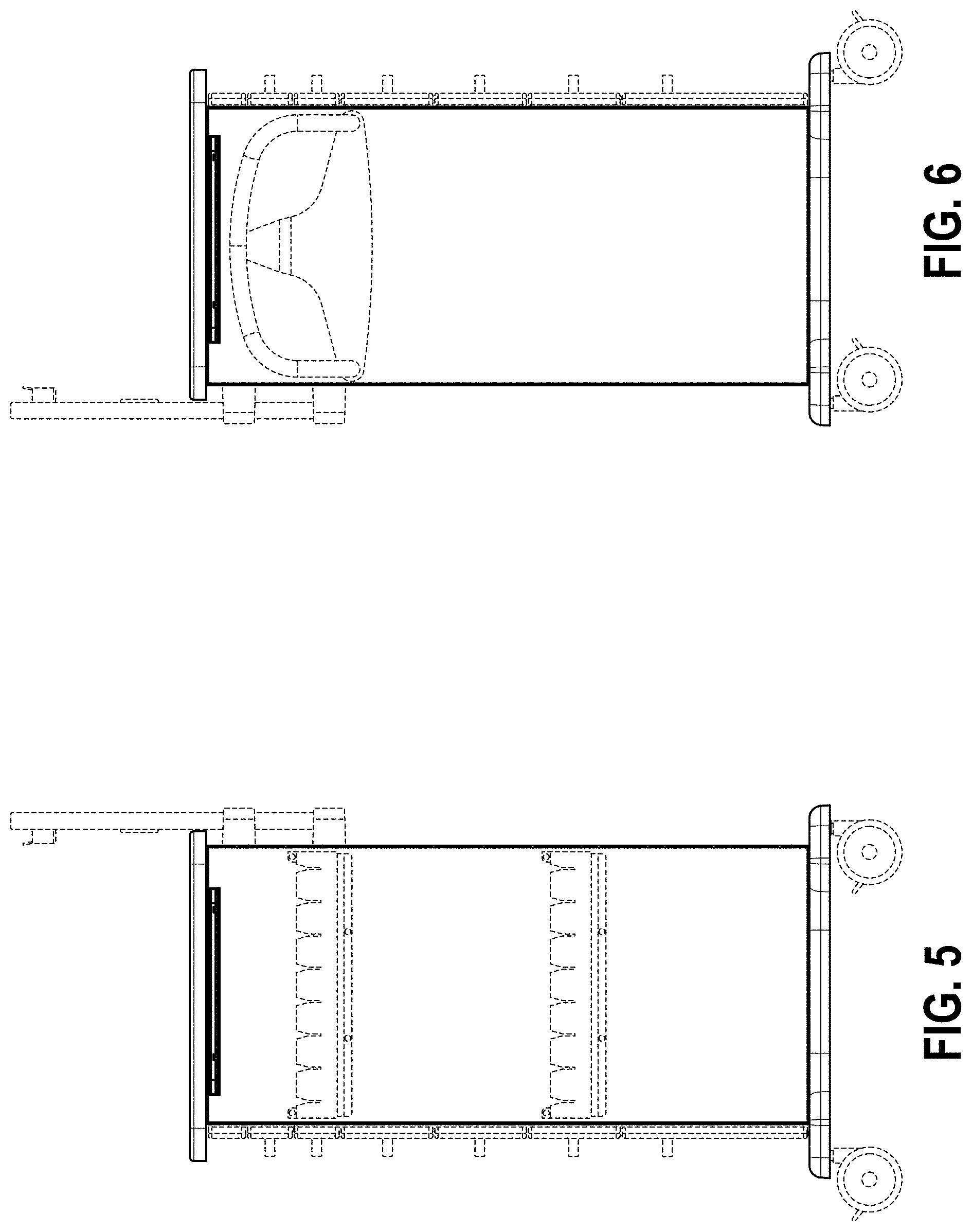 Patent USD0999934 Figure 4 – Treatment cart with pass through tray