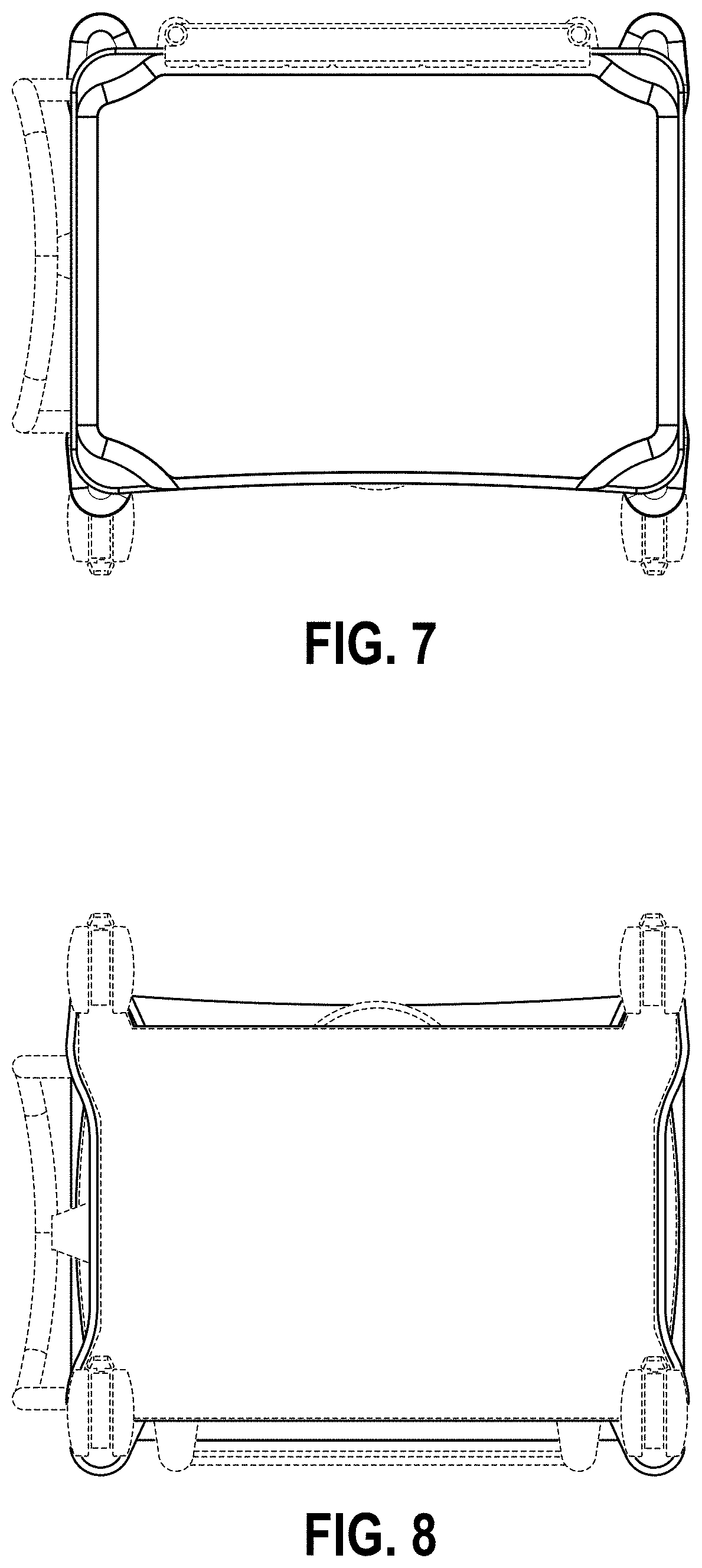Patent USD0999934 Figure 5 – Treatment cart with pass through tray