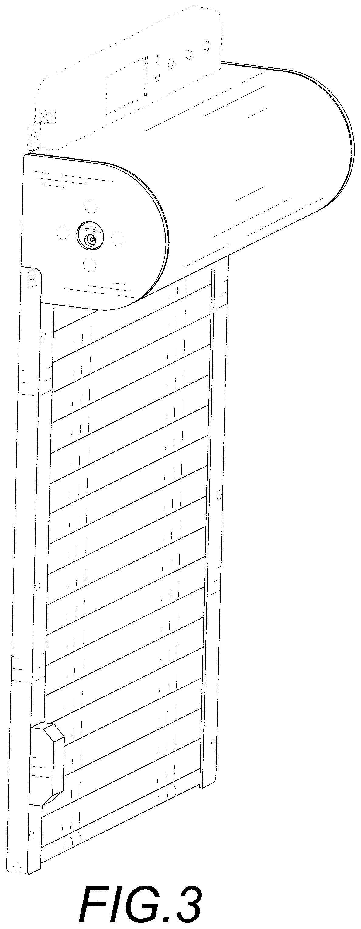 Patent USD0999935 Figure 3 – Shutter door