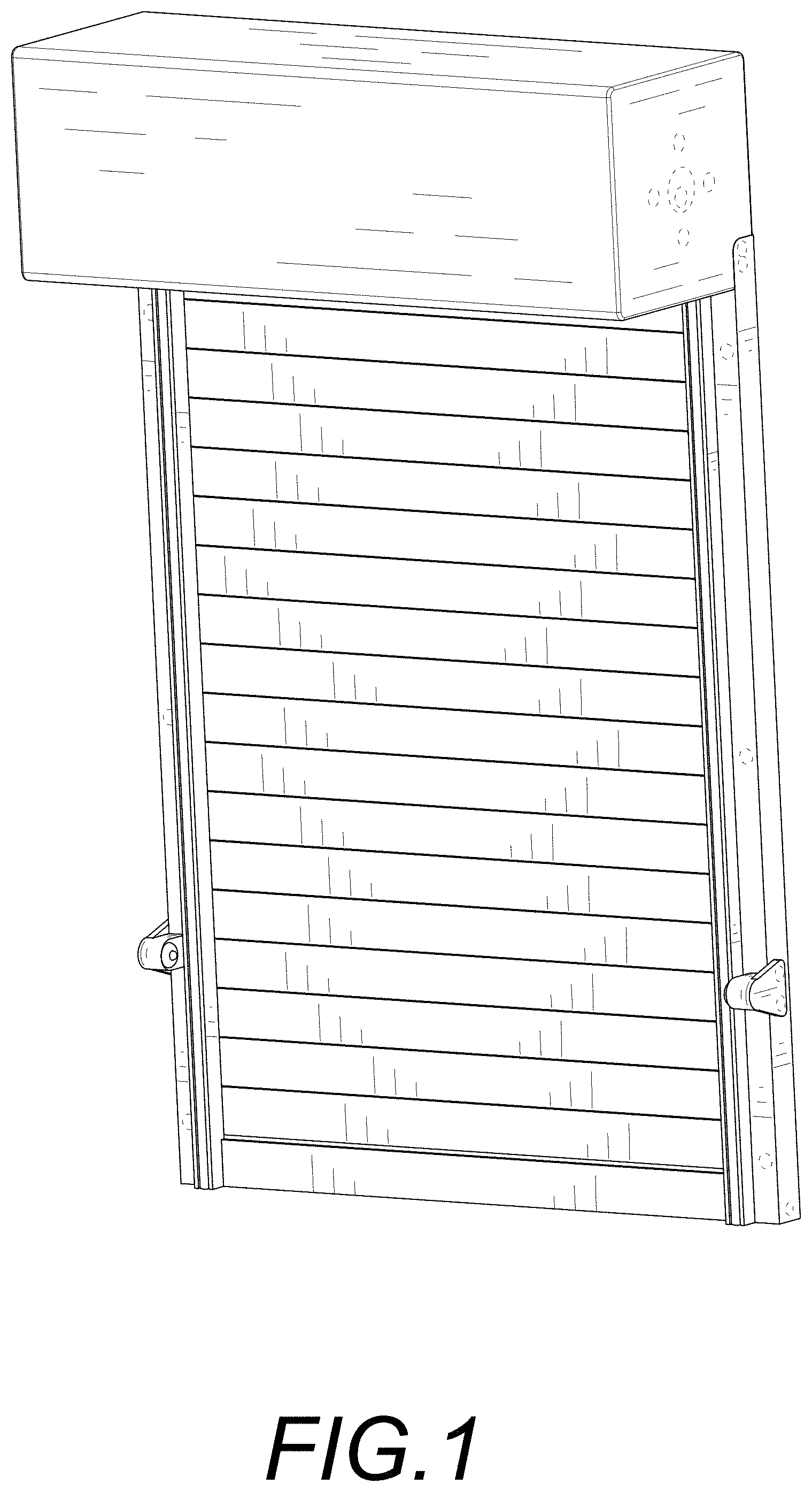 Patent USD0999936 Figure 1 – Shutter door