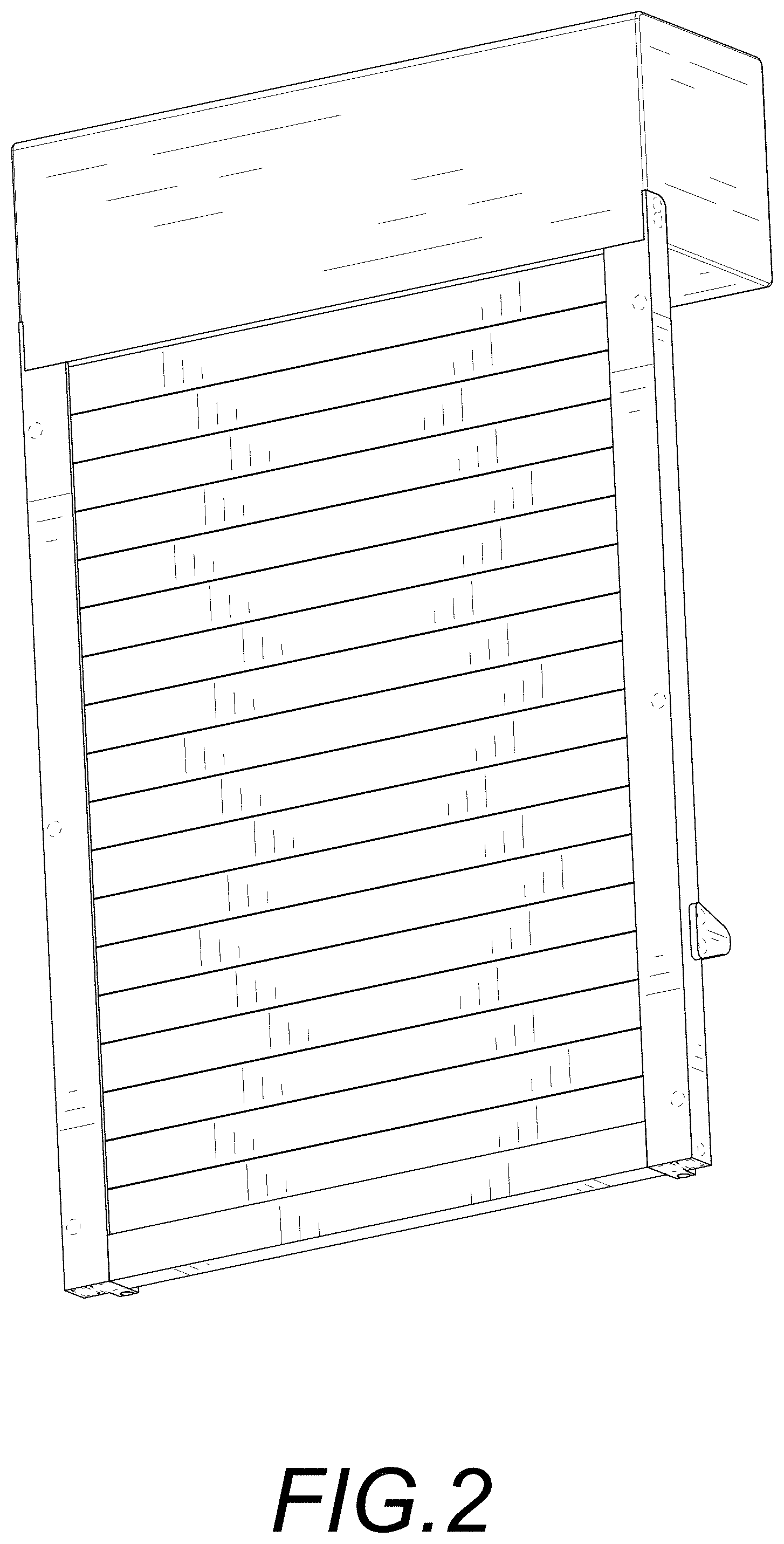 Patent USD0999936 Figure 2 – Shutter door