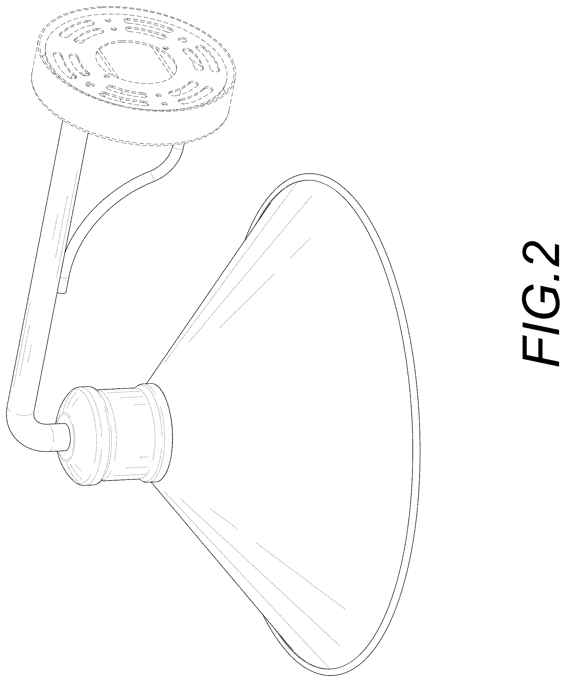 Patent USD0999965 Figure 2 – Outdoor wall light