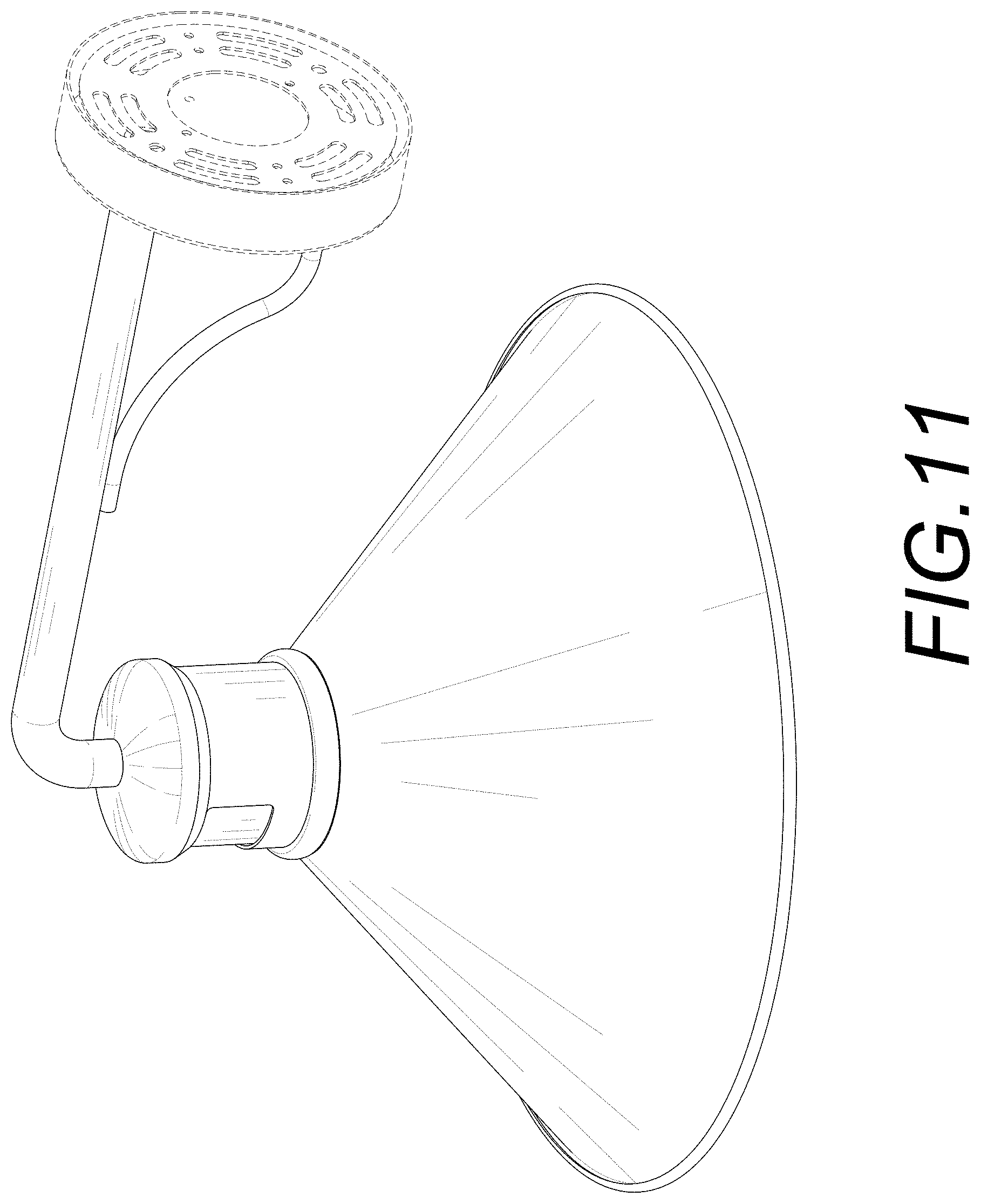 Patent USD0999965 Figure 10 – Outdoor wall light