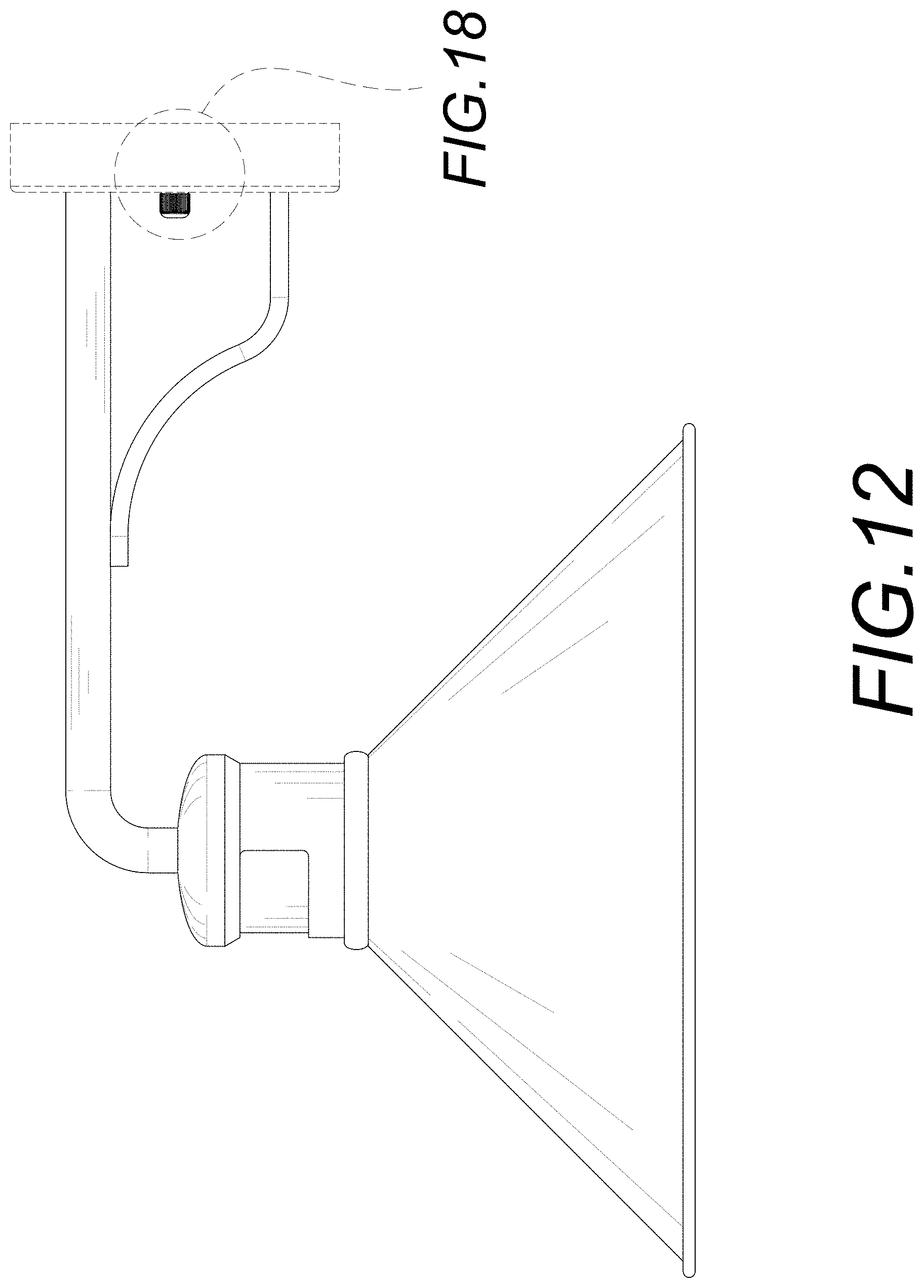 Patent USD0999965 Figure 11 – Outdoor wall light