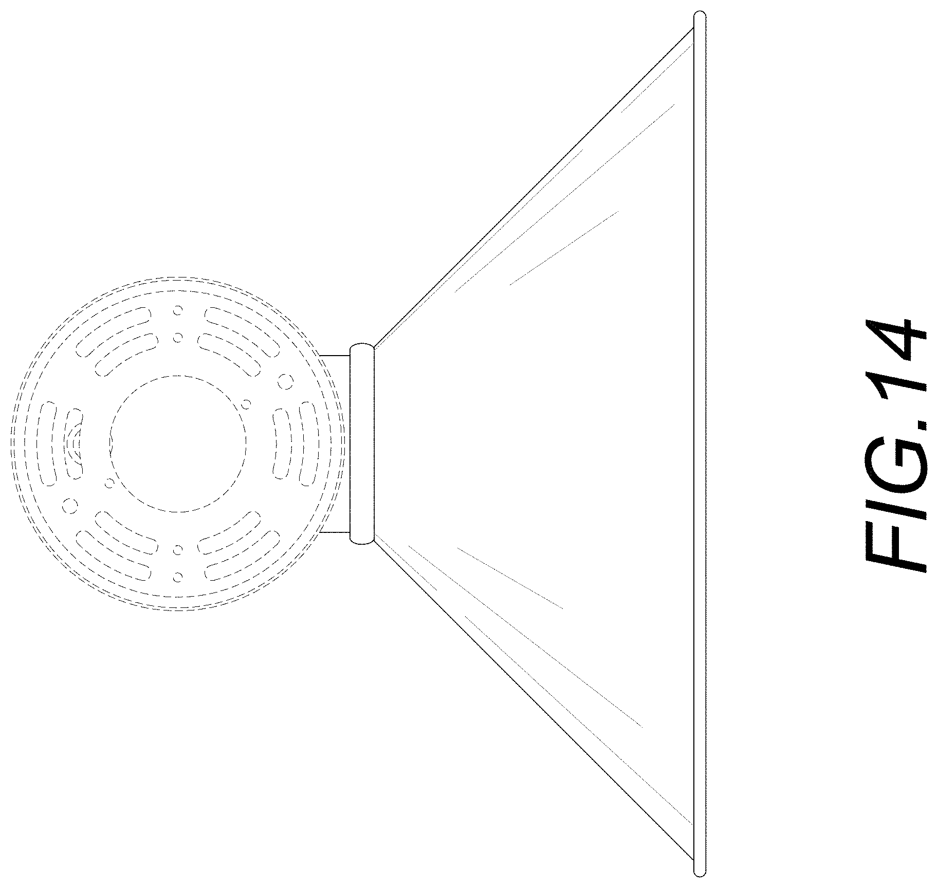 Patent USD0999965 Figure 13 – Outdoor wall light