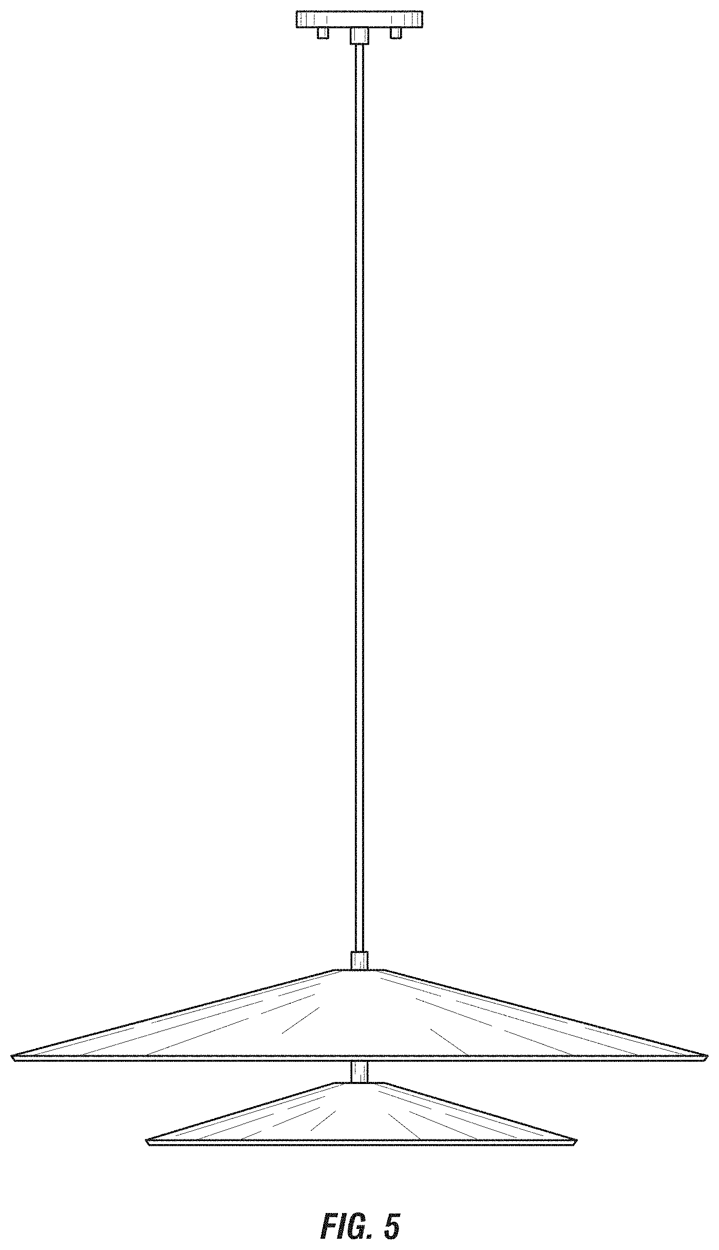 Patent USD0999966 Figure 4 – Light fixture