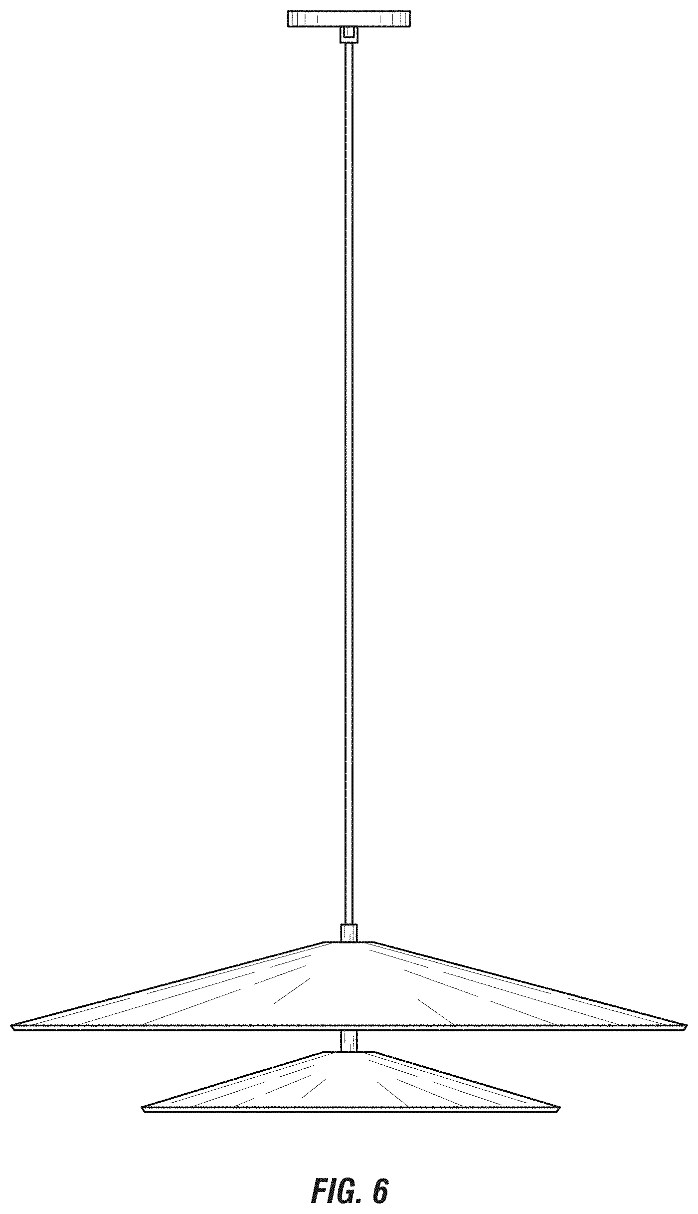 Patent USD0999966 Figure 5 – Light fixture