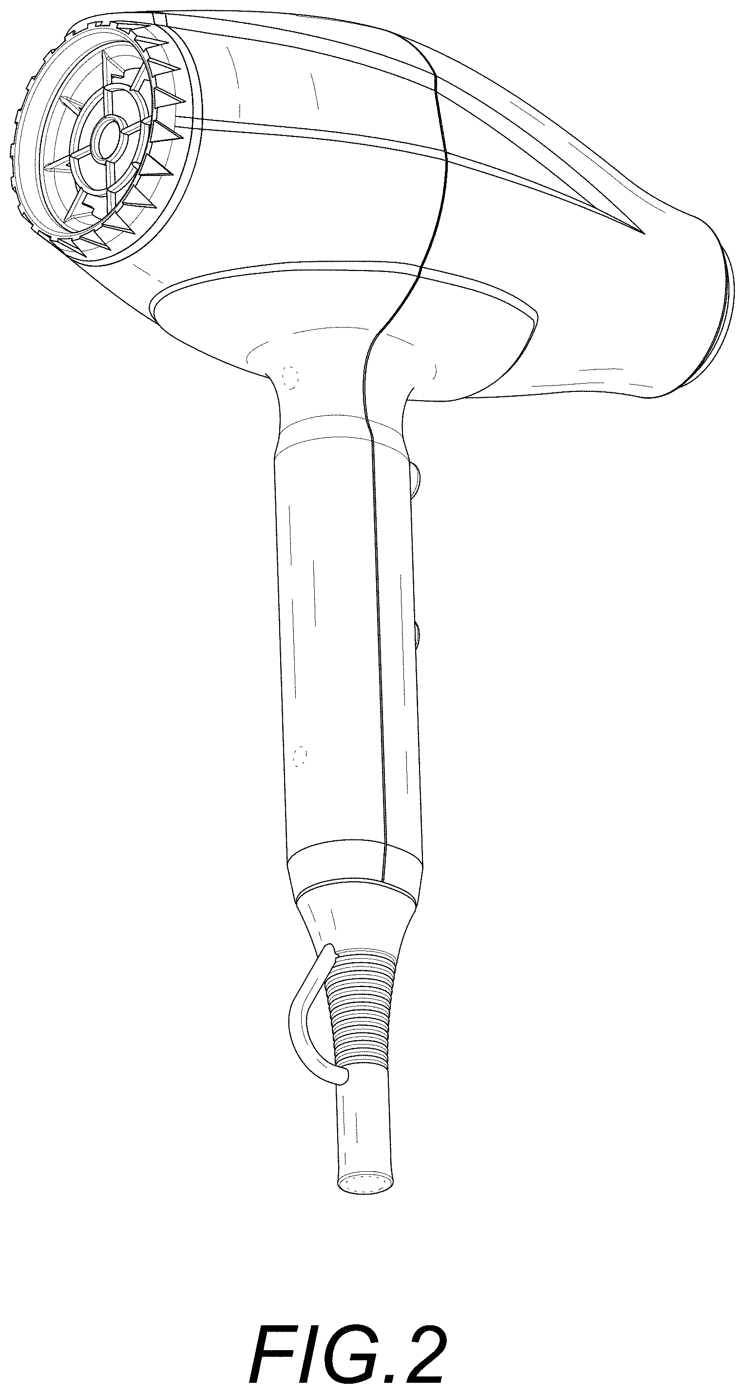 Patent USD0999980 Figure 2 – Hair dryer