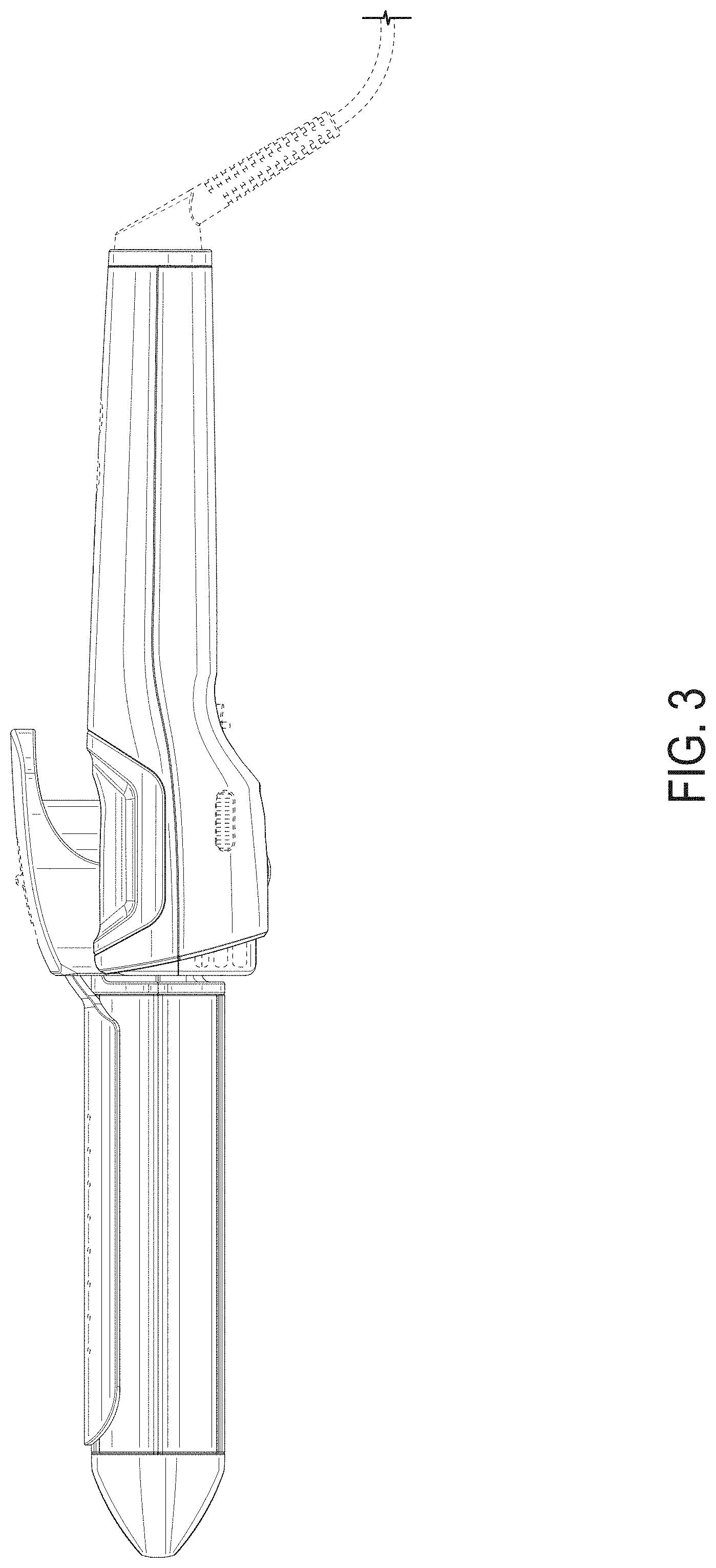 Patent USD0999982 Figure 3 – Hair styler having a straightening iron and a curling iron