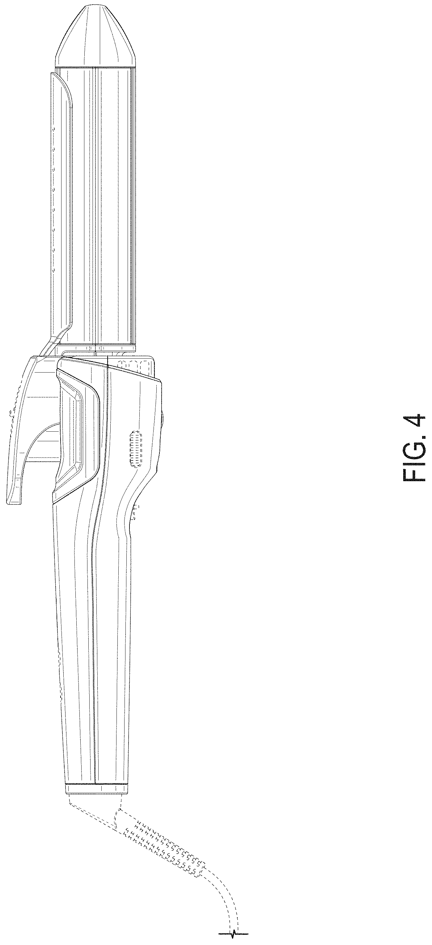 Patent USD0999982 Figure 4 – Hair styler having a straightening iron and a curling iron