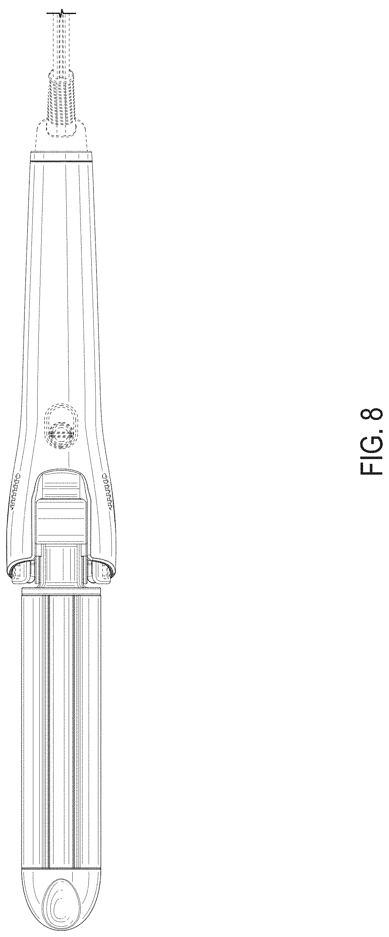 Patent USD0999982 Figure 7 – Hair styler having a straightening iron and a curling iron