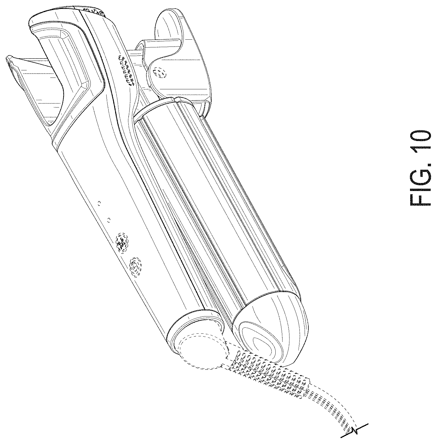 Patent USD0999982 Figure 9 – Hair styler having a straightening iron and a curling iron