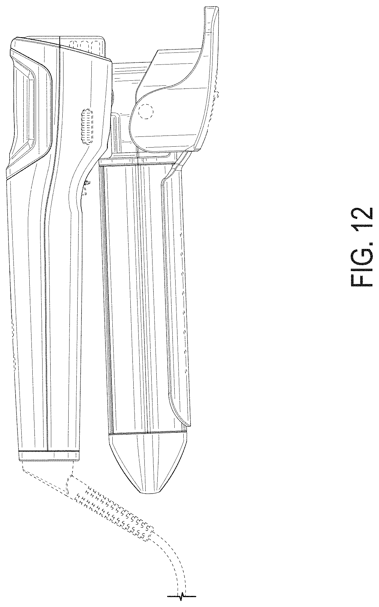 Patent USD0999982 Figure 11 – Hair styler having a straightening iron and a curling iron