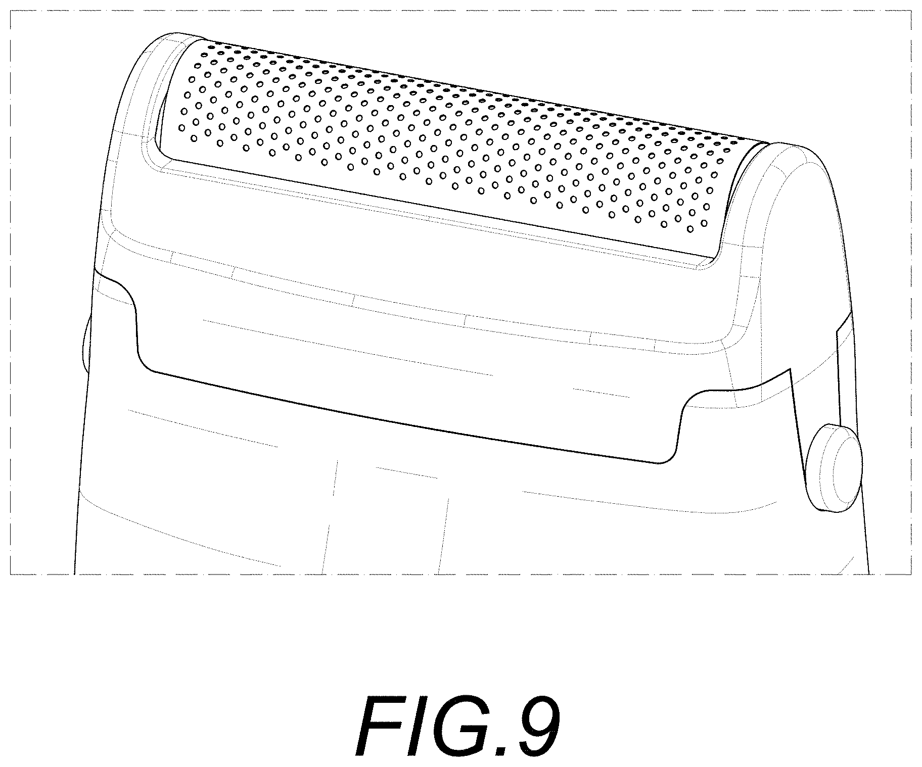 Patent USD0999985 Figure 5 – Electric shaver