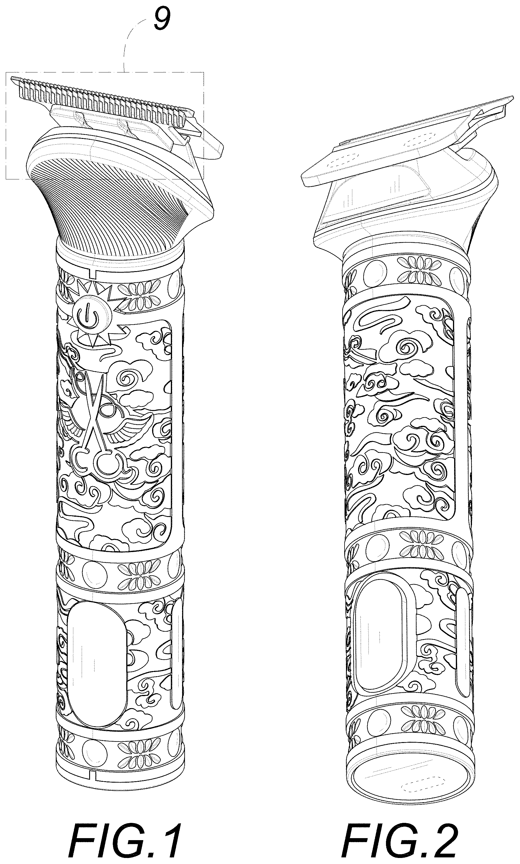 Patent USD0999986 Figure 1 – Hair trimmer