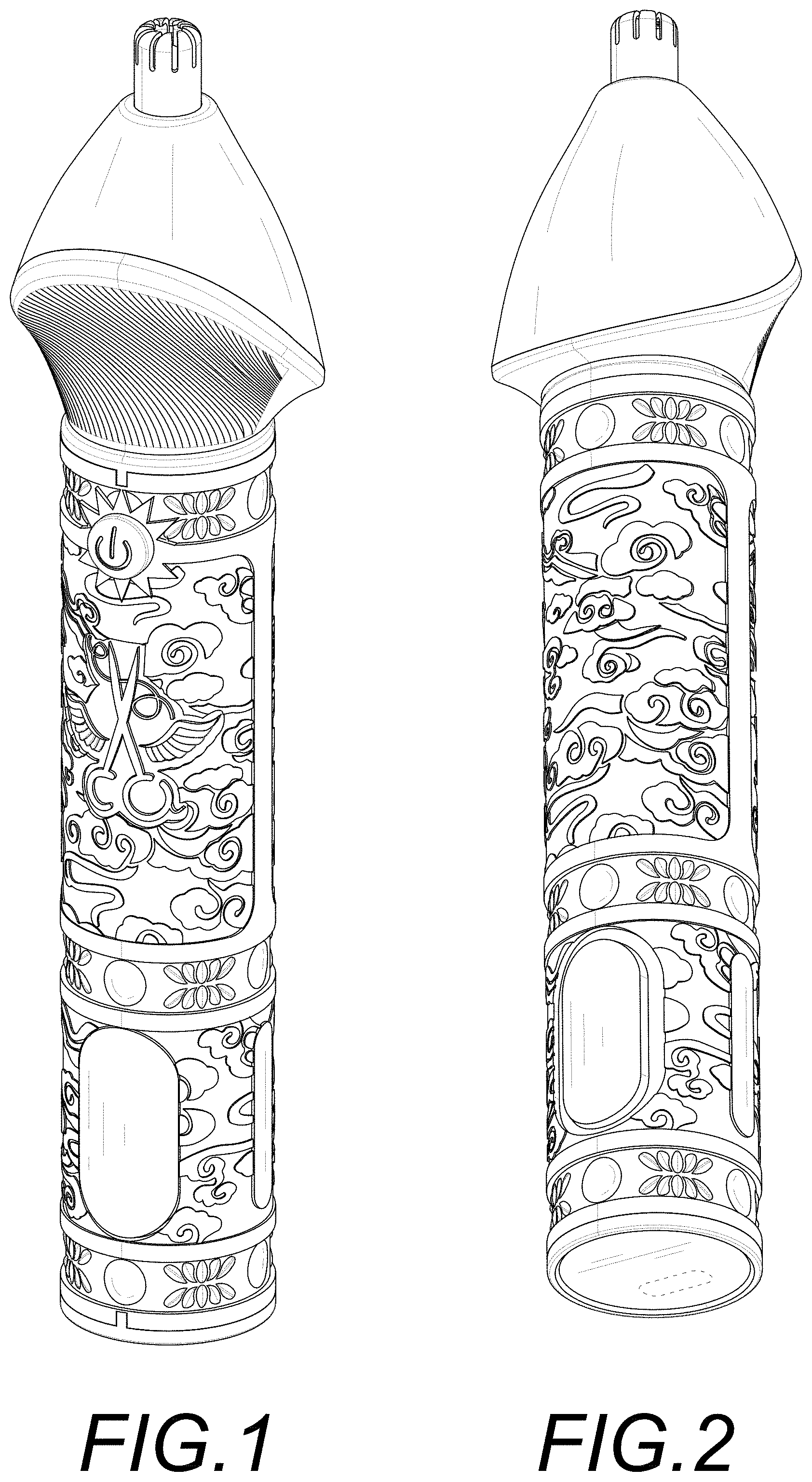 Patent USD0999989 Figure 1 – Nose trimmer