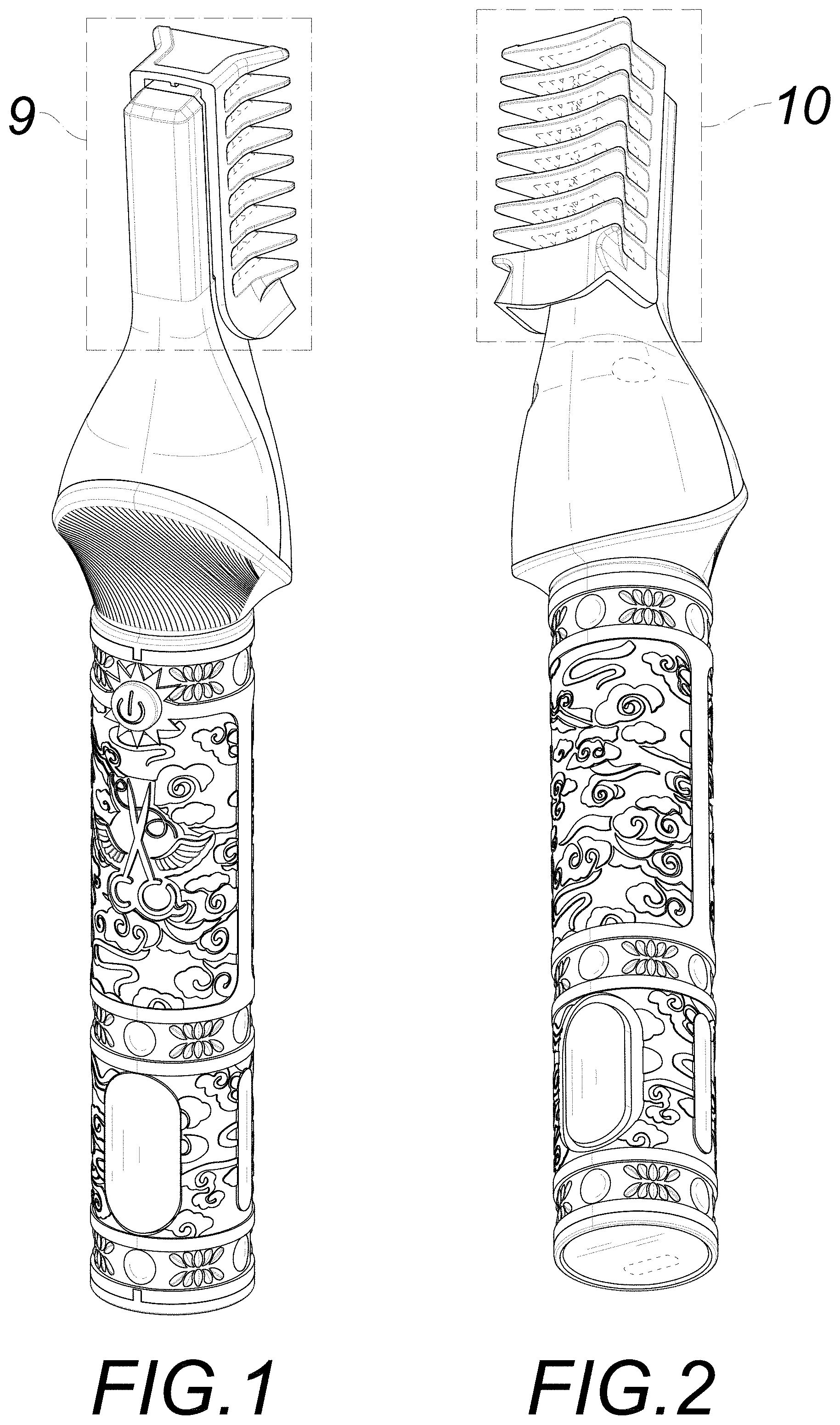 Patent USD0999990 Figure 1 – Hair trimmer