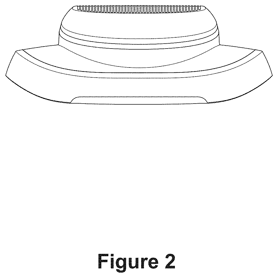 Patent USD0999992 Figure 2 – Electric dry shaver head