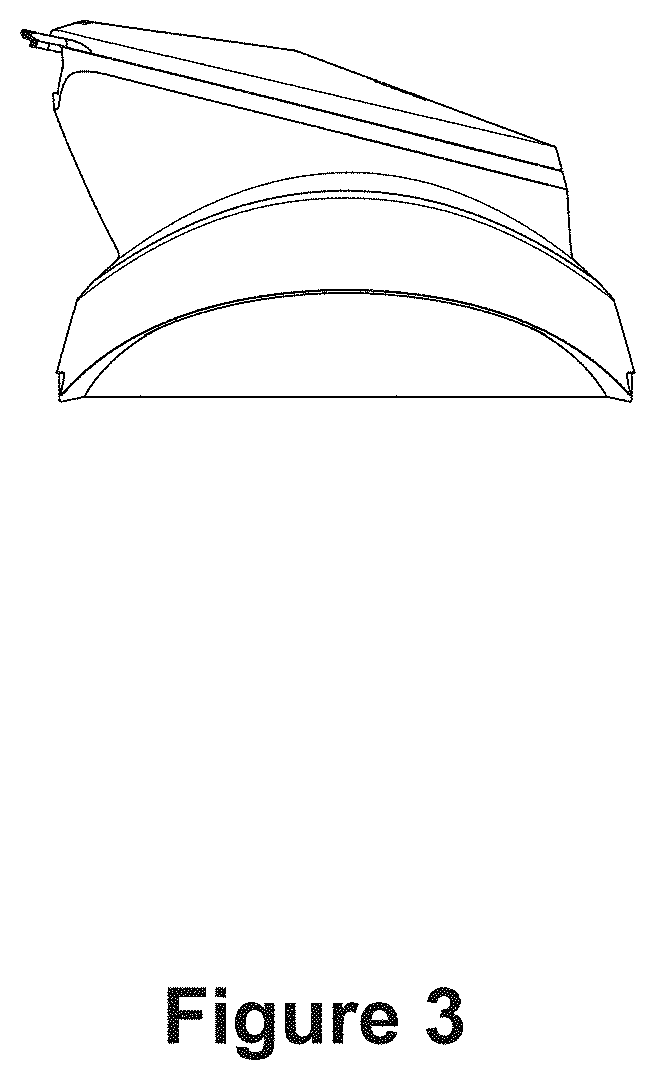 Patent USD0999992 Figure 3 – Electric dry shaver head