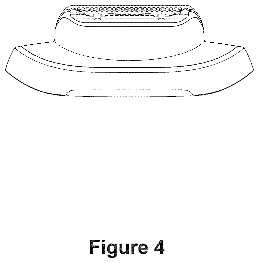 Patent USD0999992 Figure 4 – Electric dry shaver head