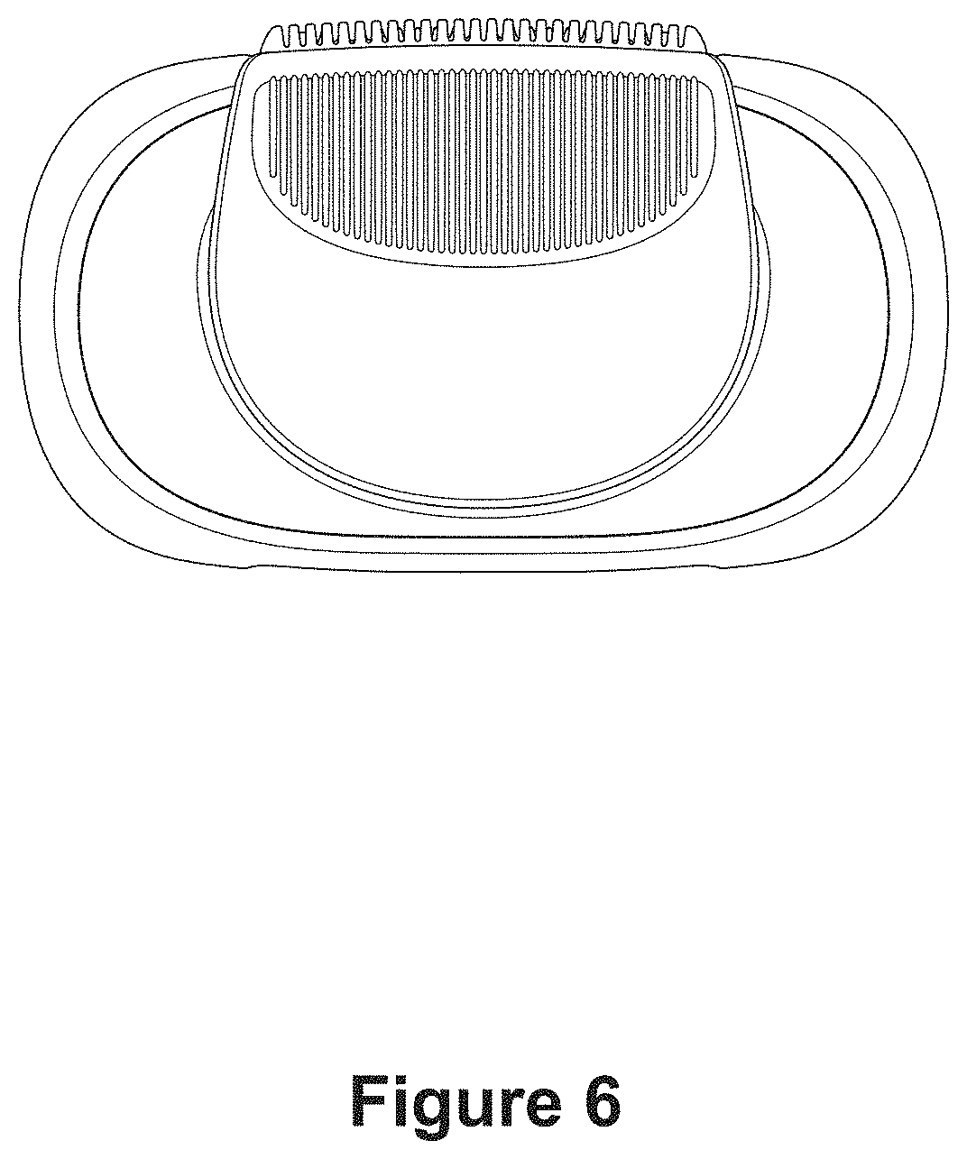 Patent USD0999992 Figure 6 – Electric dry shaver head