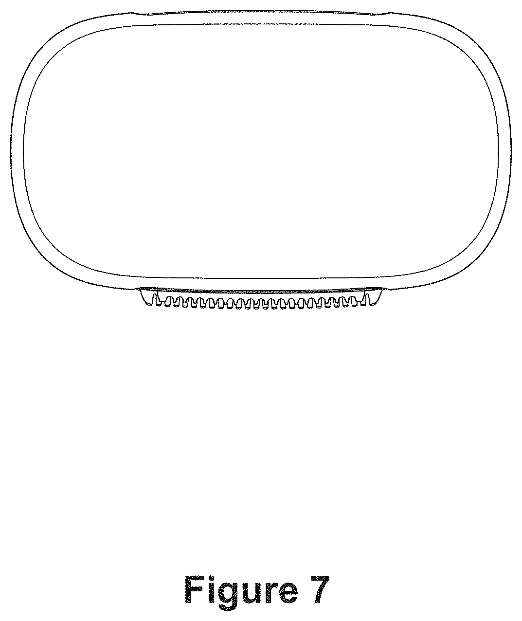 Patent USD0999992 Figure 7 – Electric dry shaver head