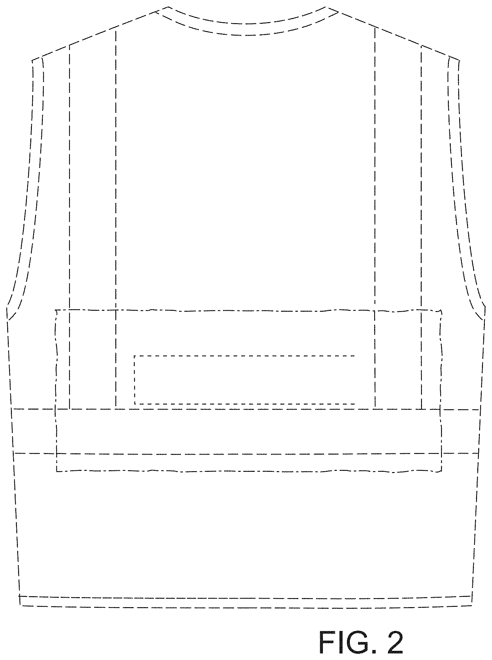 Patent USD0999997 Figure 2 – Safety vest