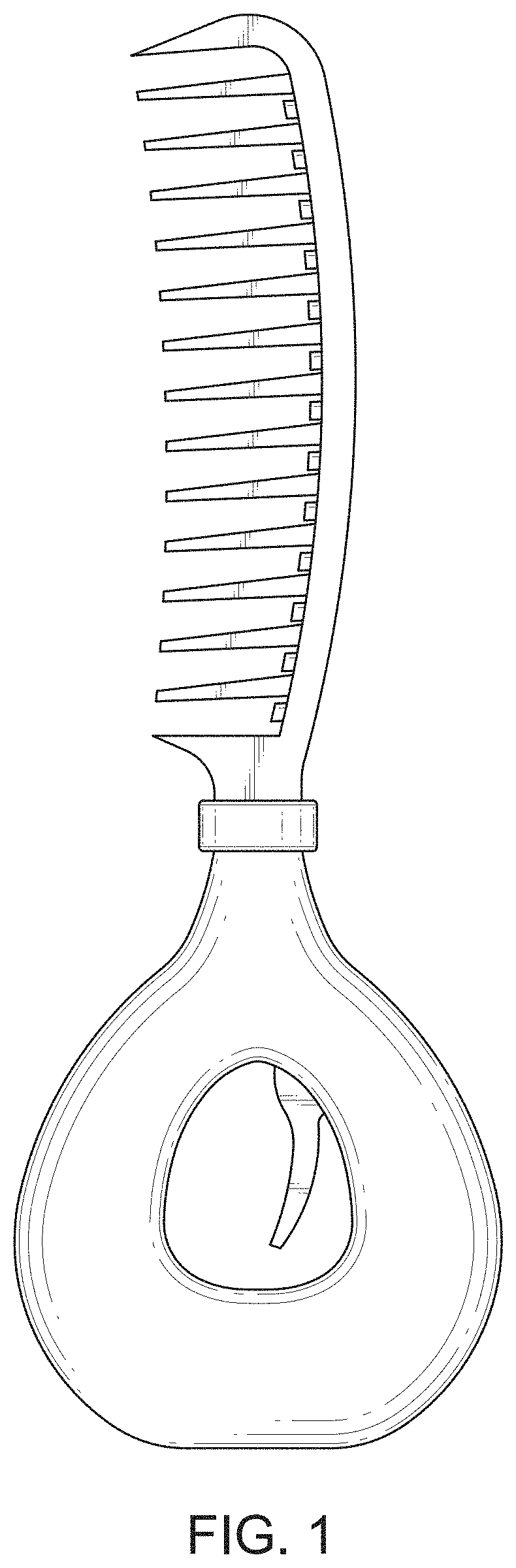 Patent USD1000000 Figure 1 – Dispensing comb