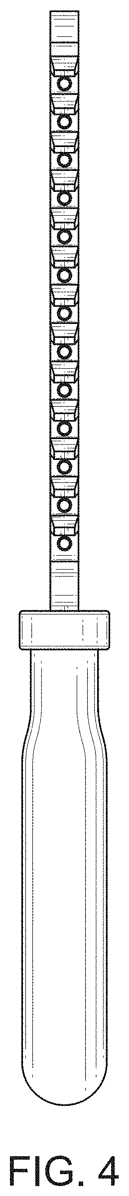 Patent USD1000000 Figure 4 – Dispensing comb