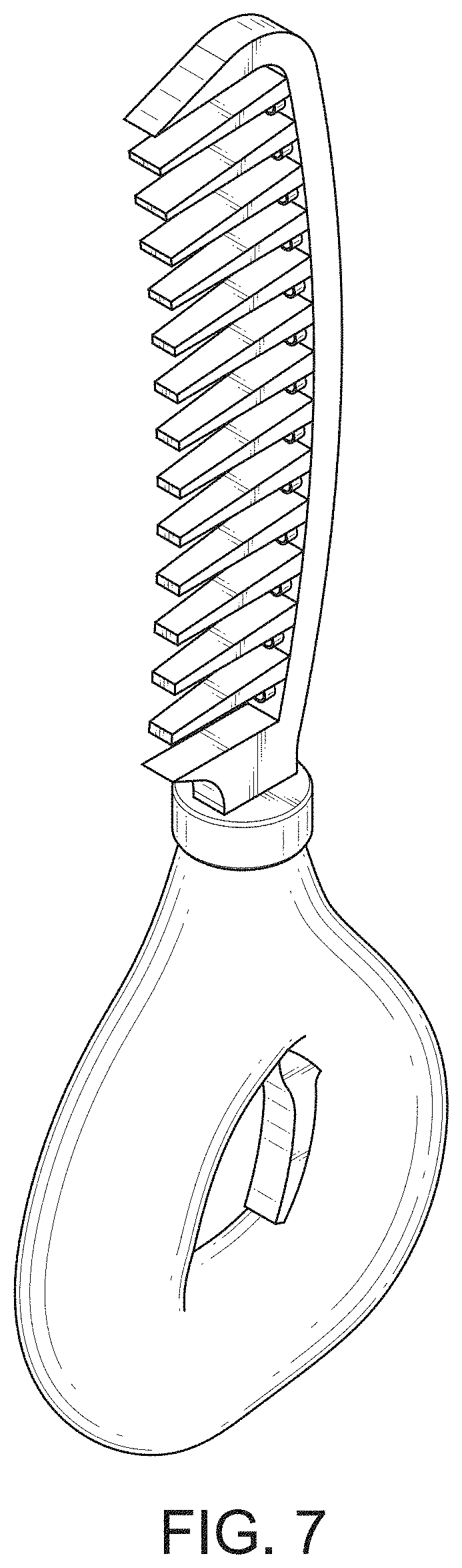 Patent USD1000000 Figure 6 – Dispensing comb
