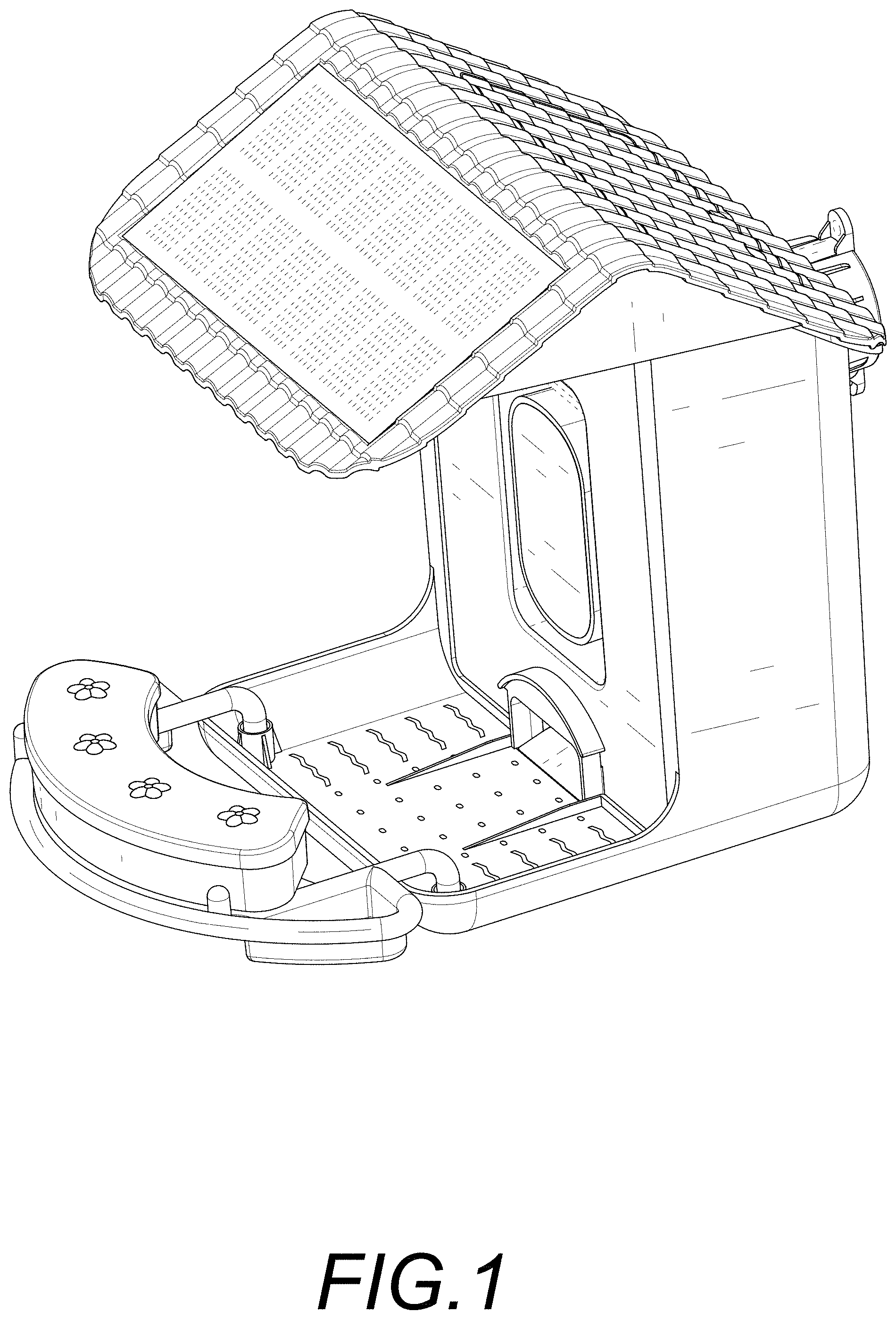 Patent USD1000005 — Bird feeder — Figure 1