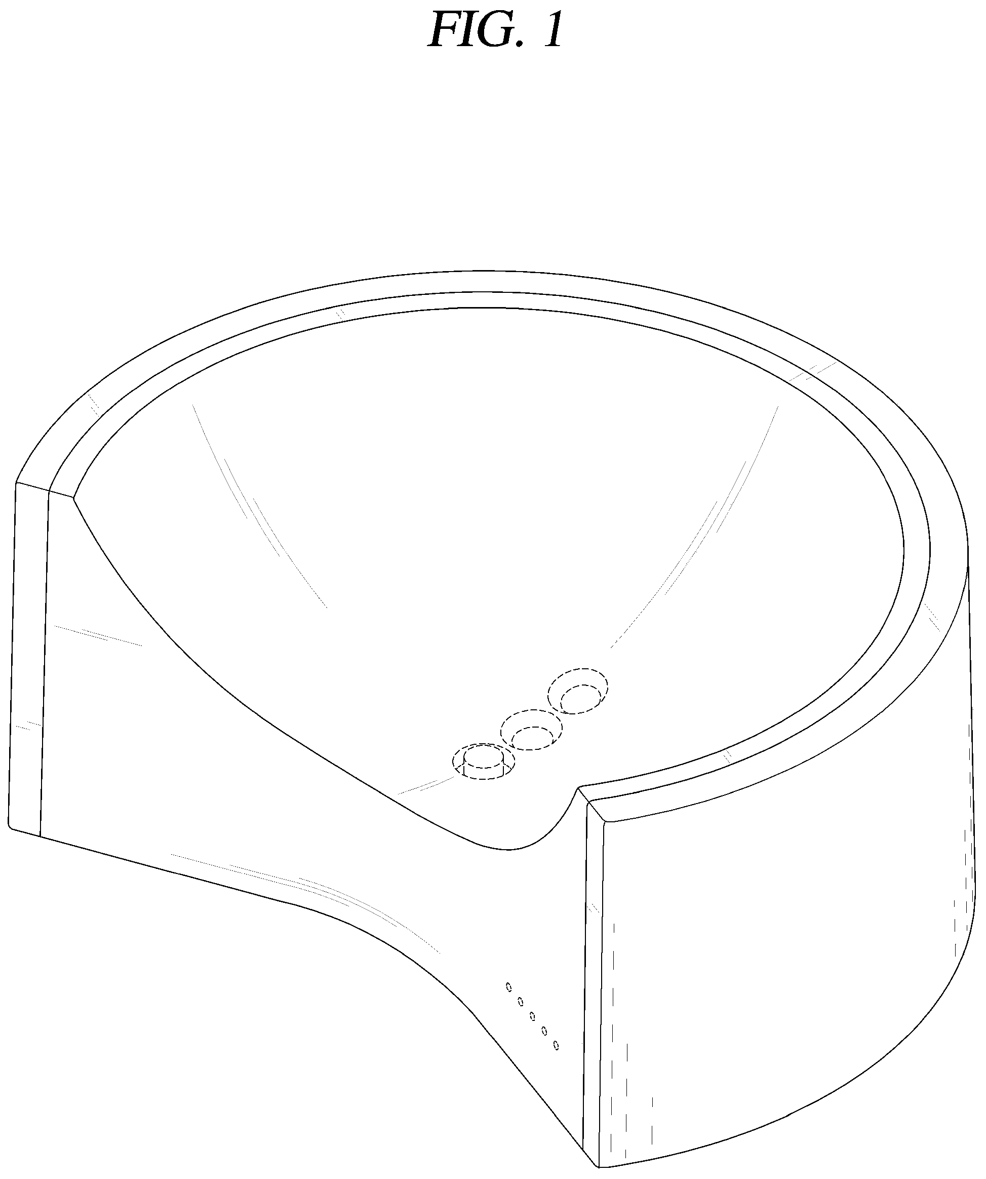 Patent USD1000008 Figure 1 – Stand for pet feeding bowl