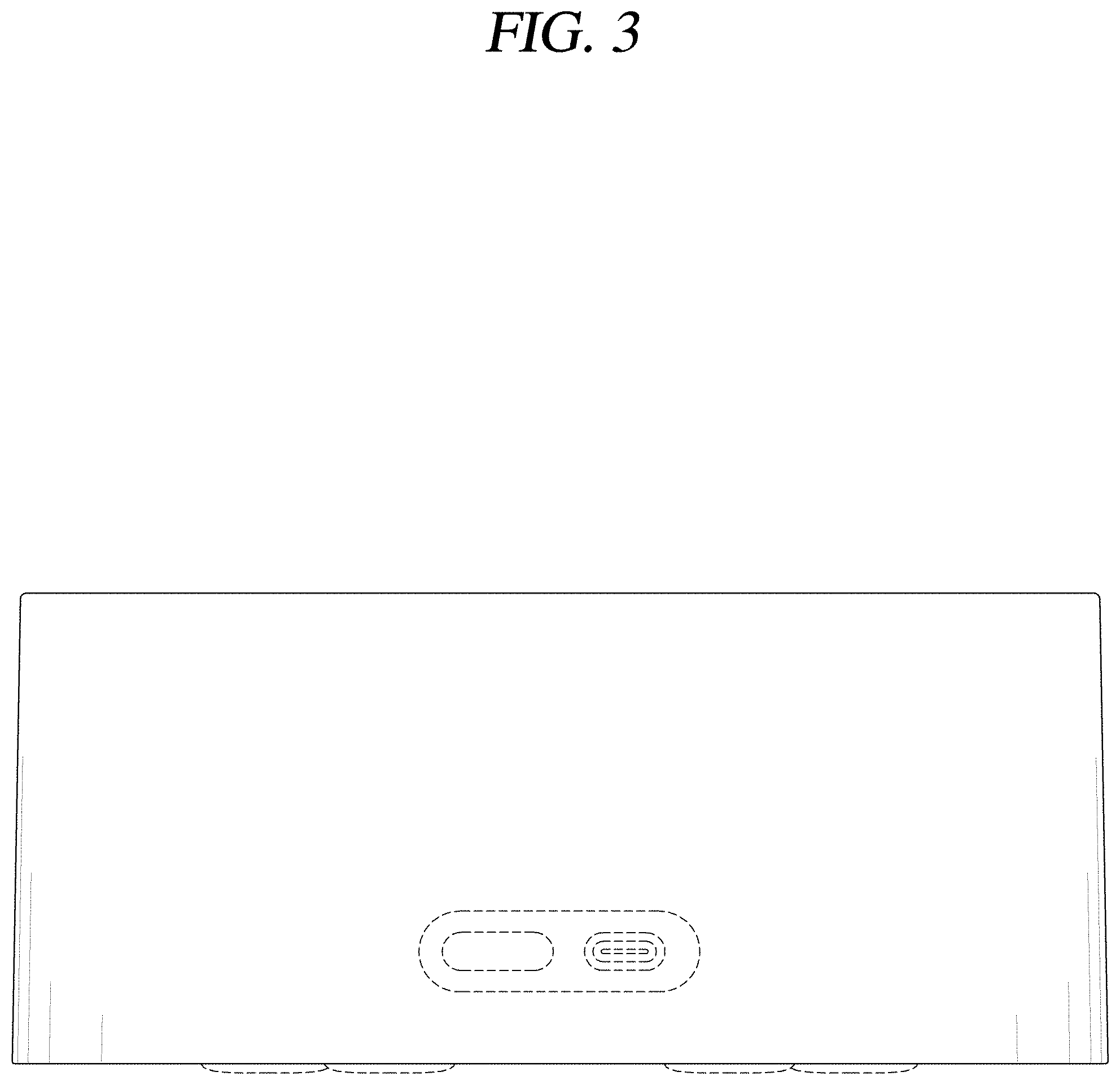 Patent USD1000008 Figure 3 – Stand for pet feeding bowl