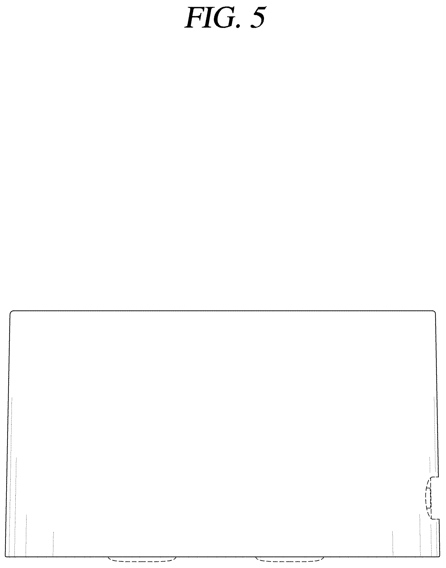 Patent USD1000008 Figure 5 – Stand for pet feeding bowl