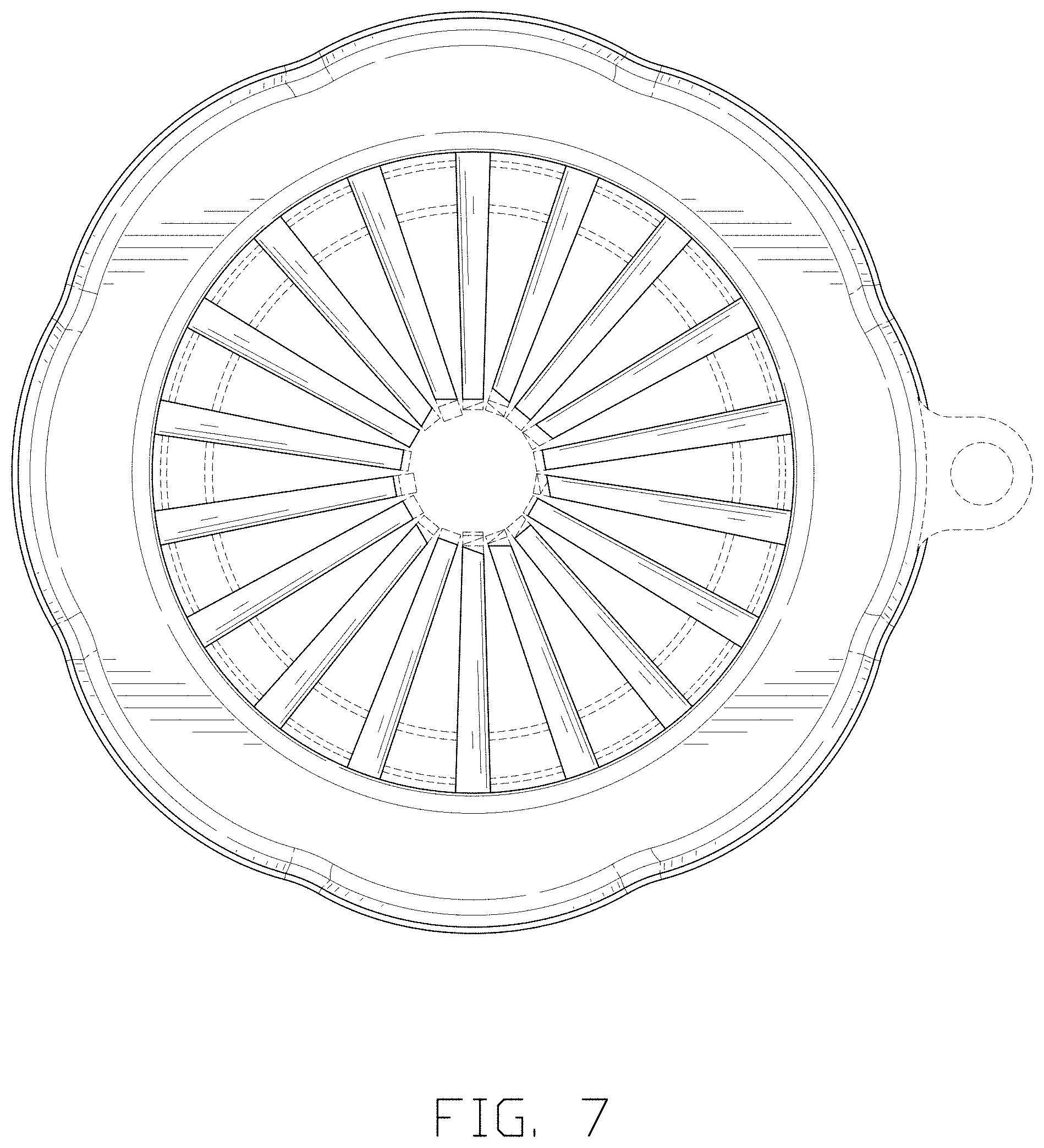 Patent USD1000012 Figure 7 – Pet paw cleaner