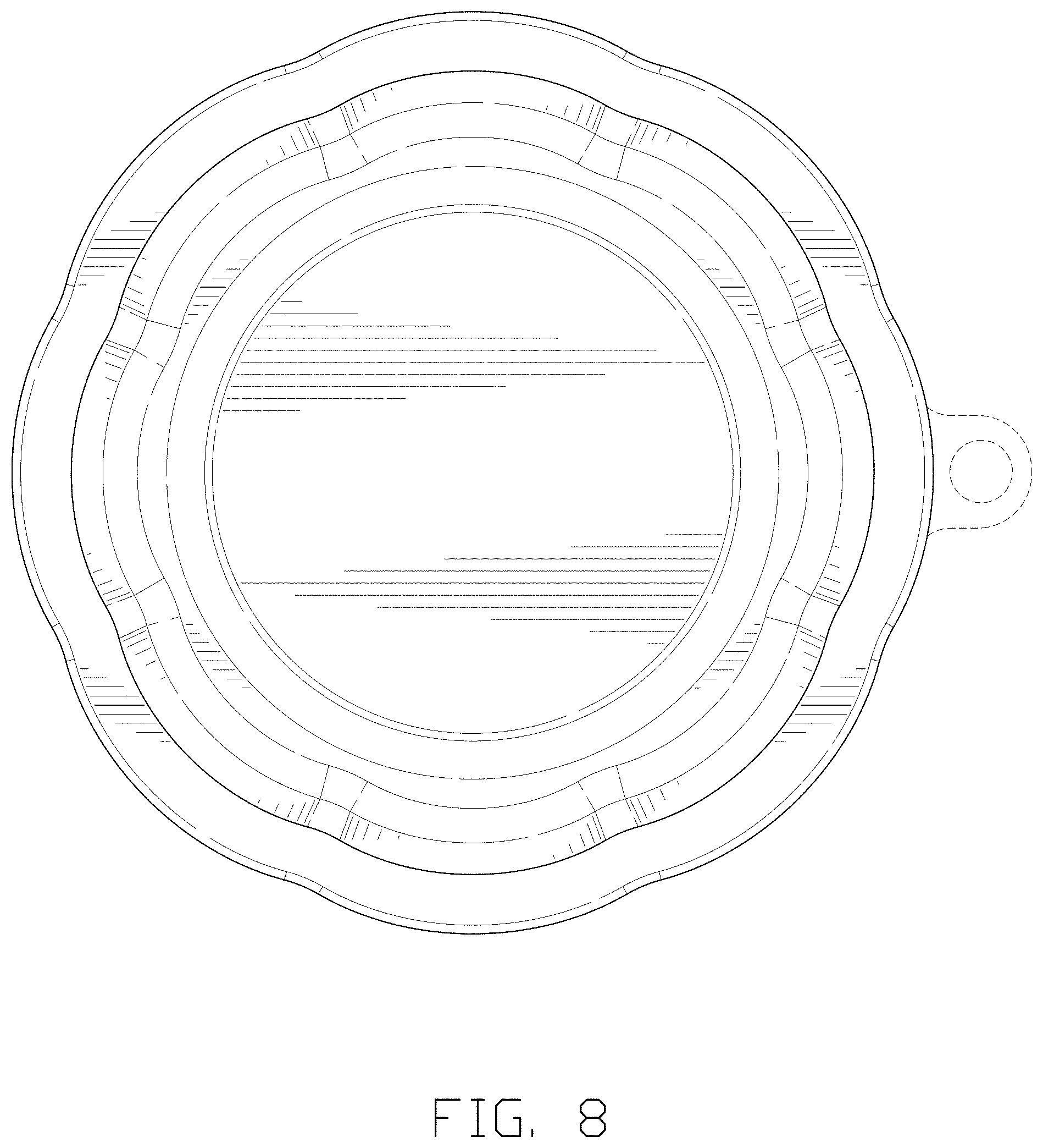 Patent USD1000012 Figure 8 – Pet paw cleaner