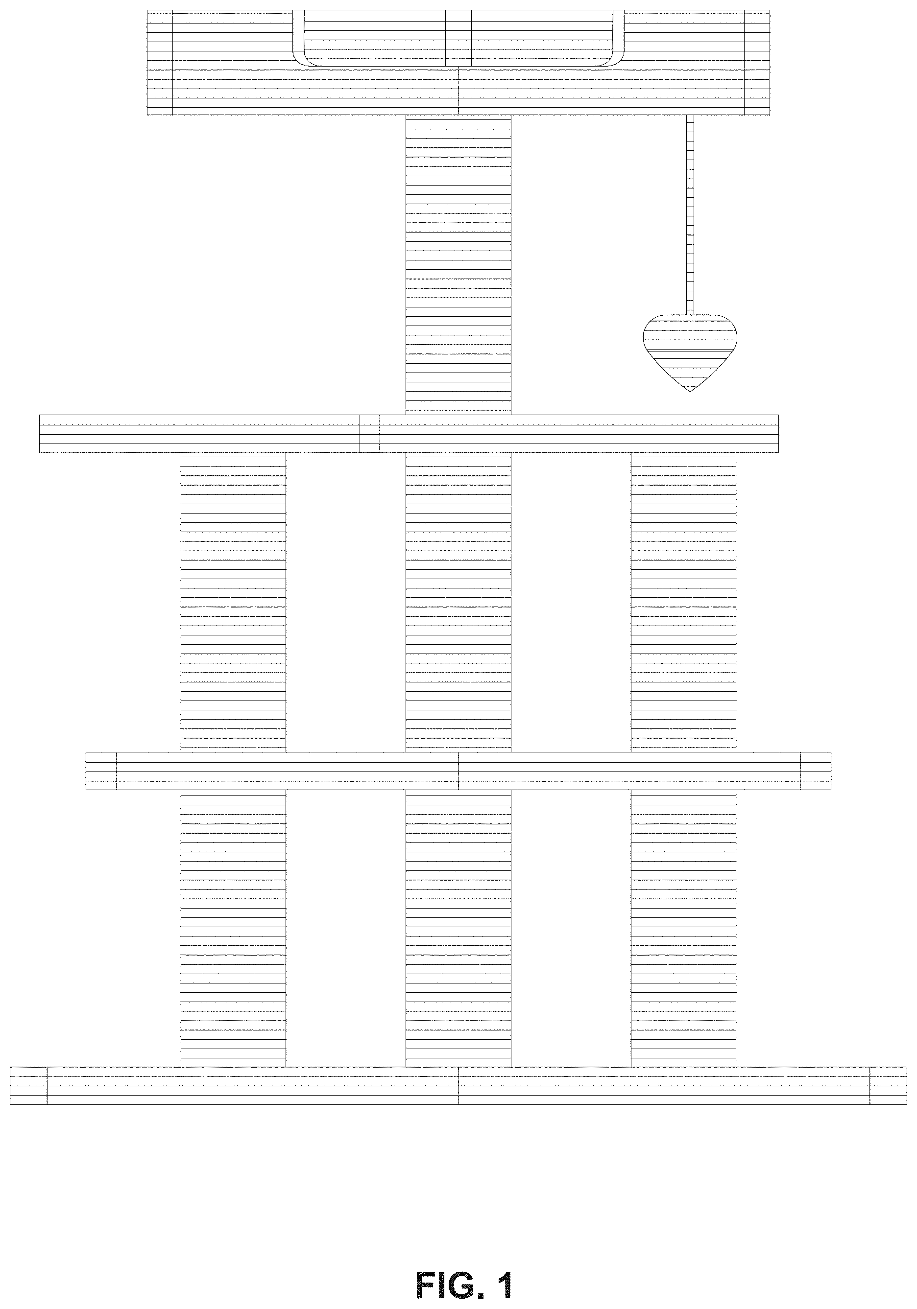Patent USD1000014 Figure 1 – Pet climbing frame