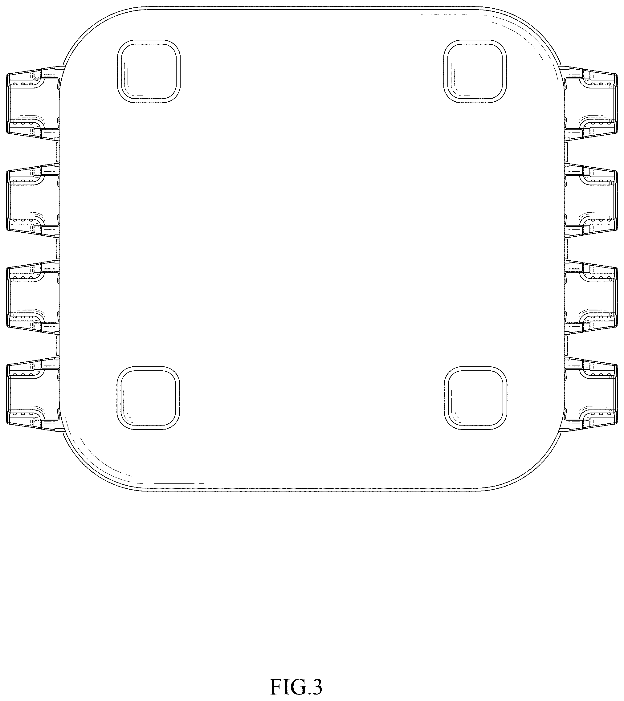 Patent USD1000015 Figure 3 – Toy for an animal