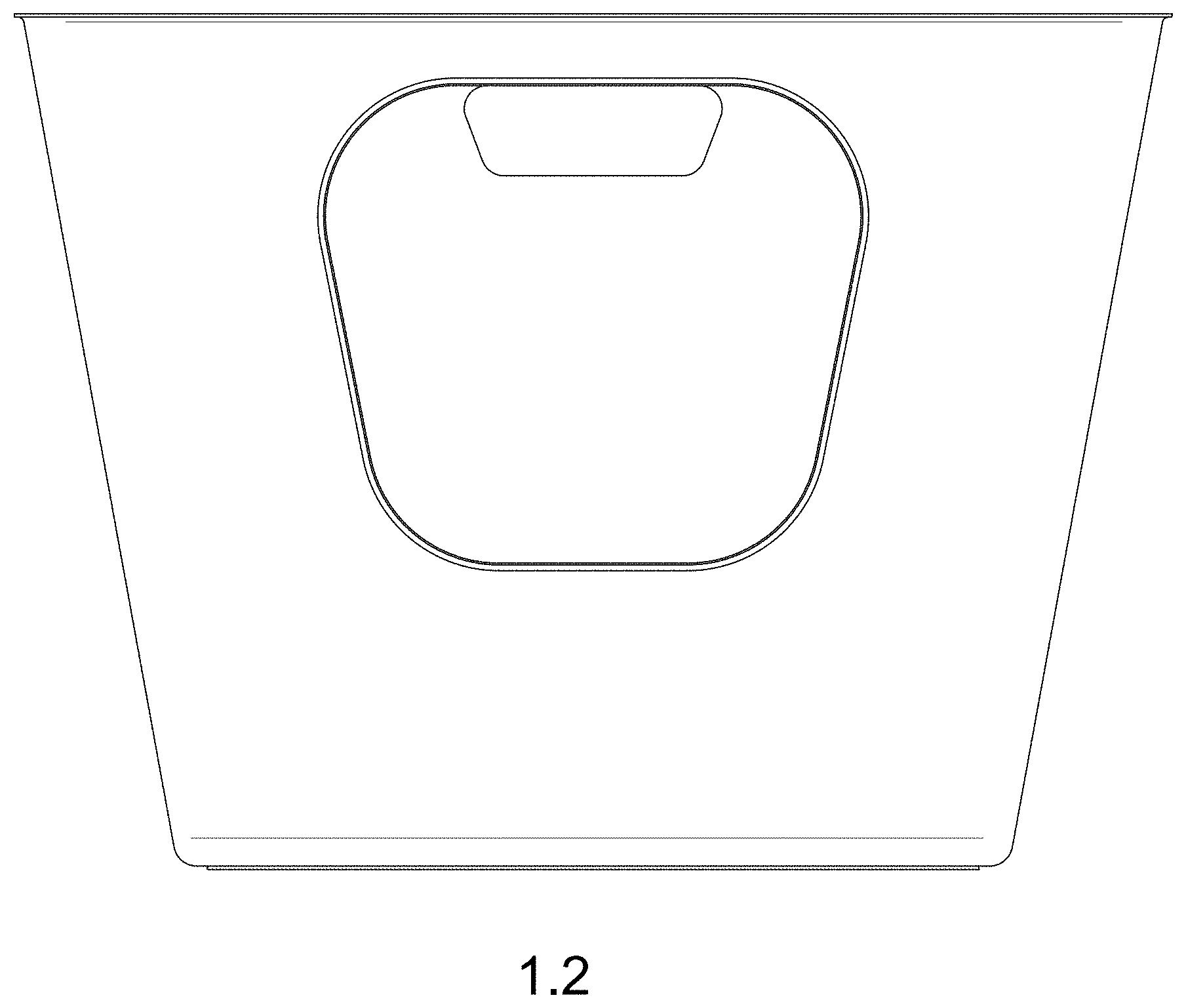 Patent USD1000017 Figure 2 – Container for animals