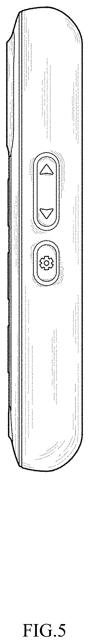 Patent USD1000018 Figure 5 – Anti-bark collars remote controller