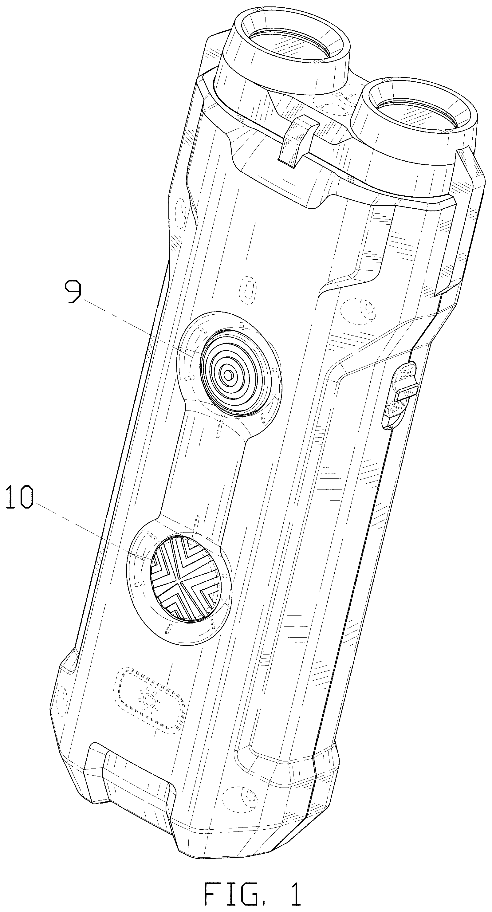 Patent USD1000020 Figure 1 – Ultrasonic dog trainer