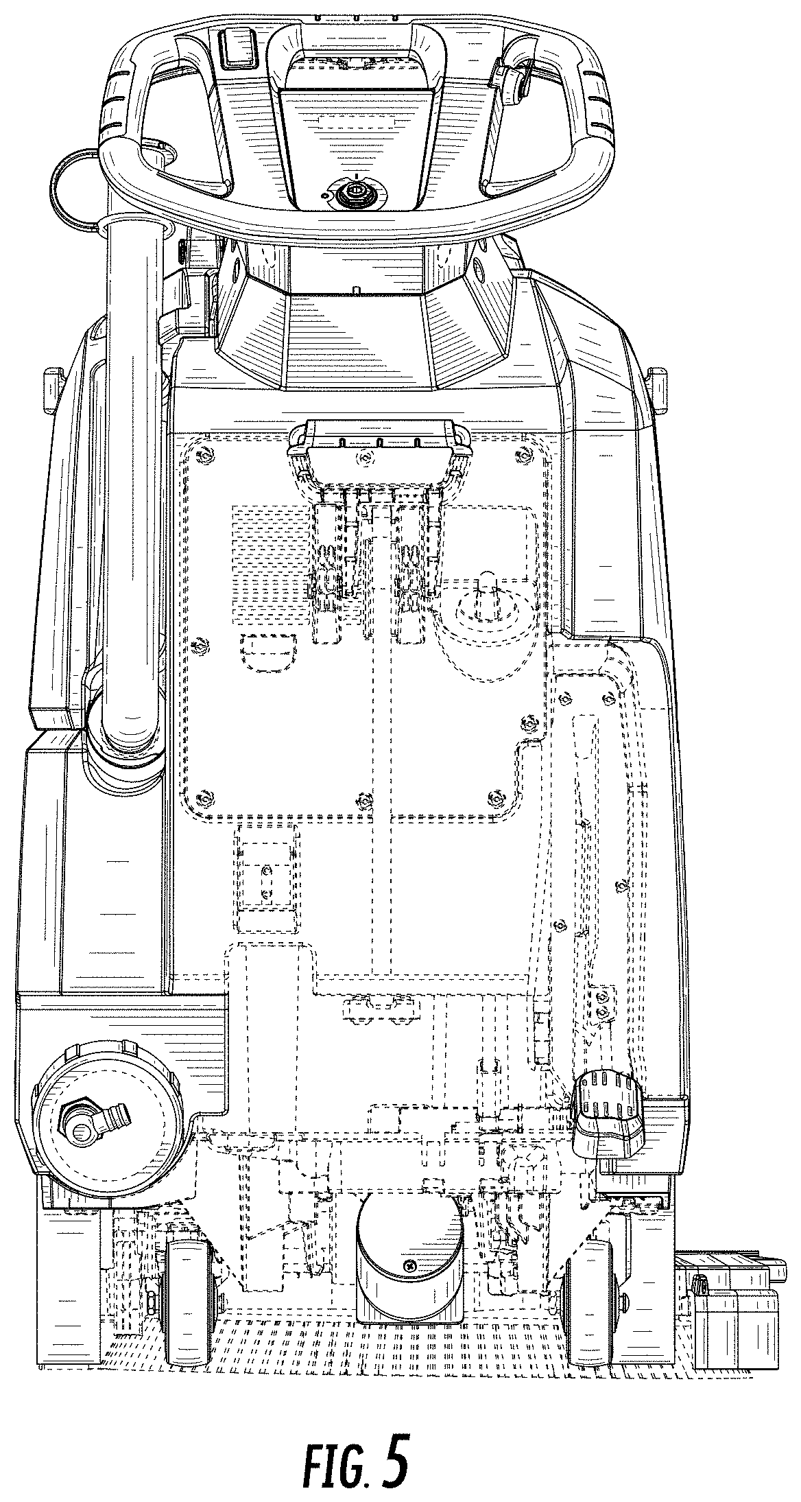 Patent USD1000023 Figure 5 – Machine for cleaning floors