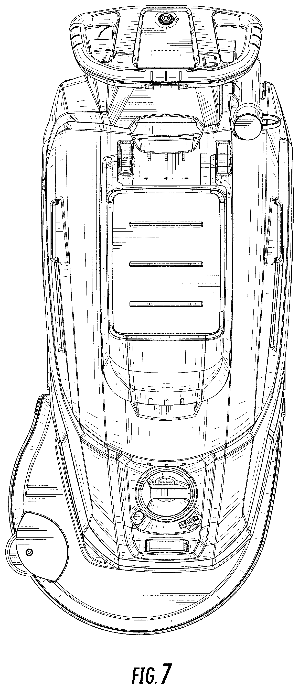 Patent USD1000023 Figure 7 – Machine for cleaning floors